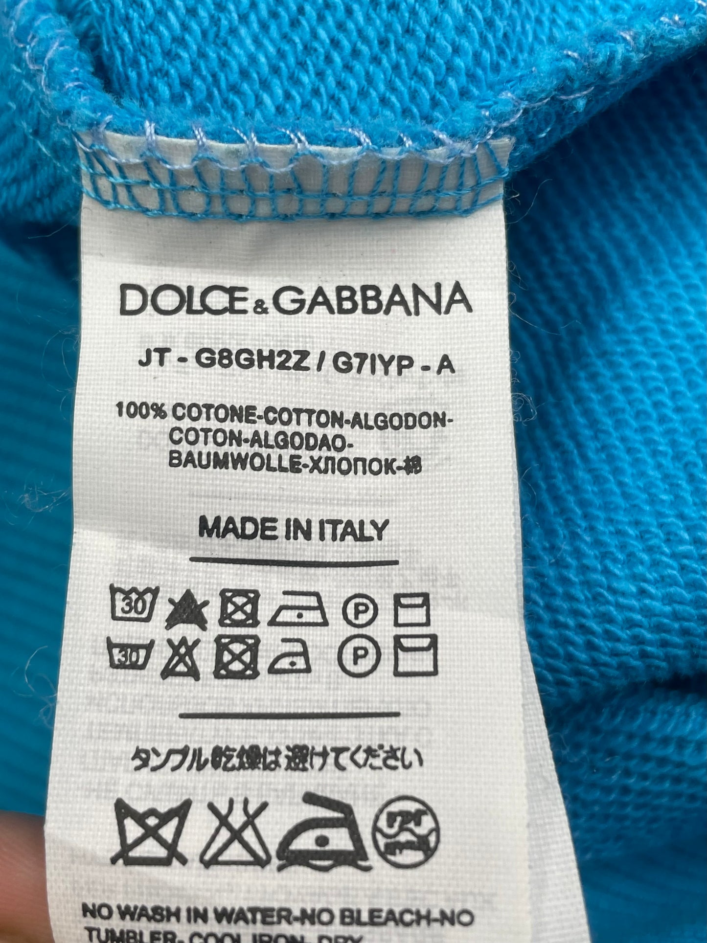 Y2k Dolce & Gabbana Allover Hoodie