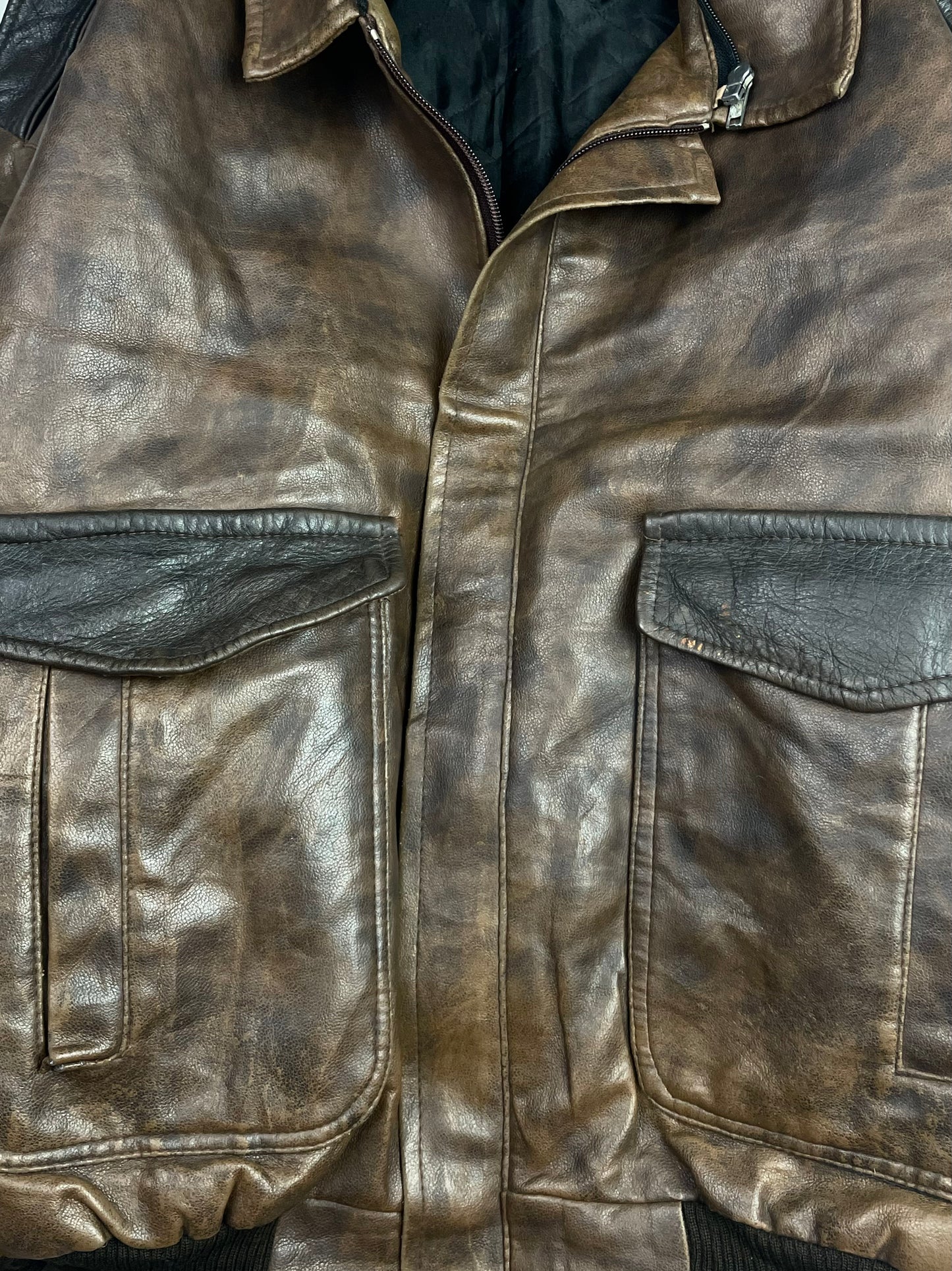 Vintage Lamb Leather Flight Jacket