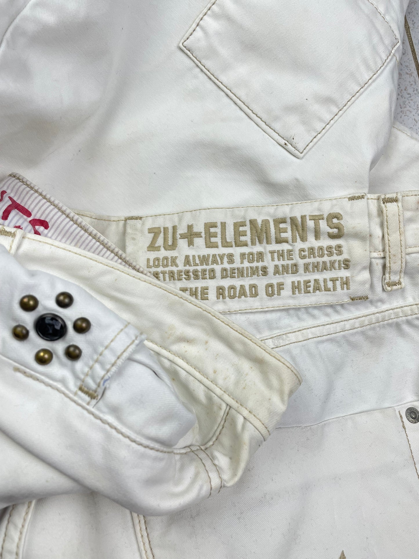 Vintage ZU+ ELEMENTS Embroidered Denim