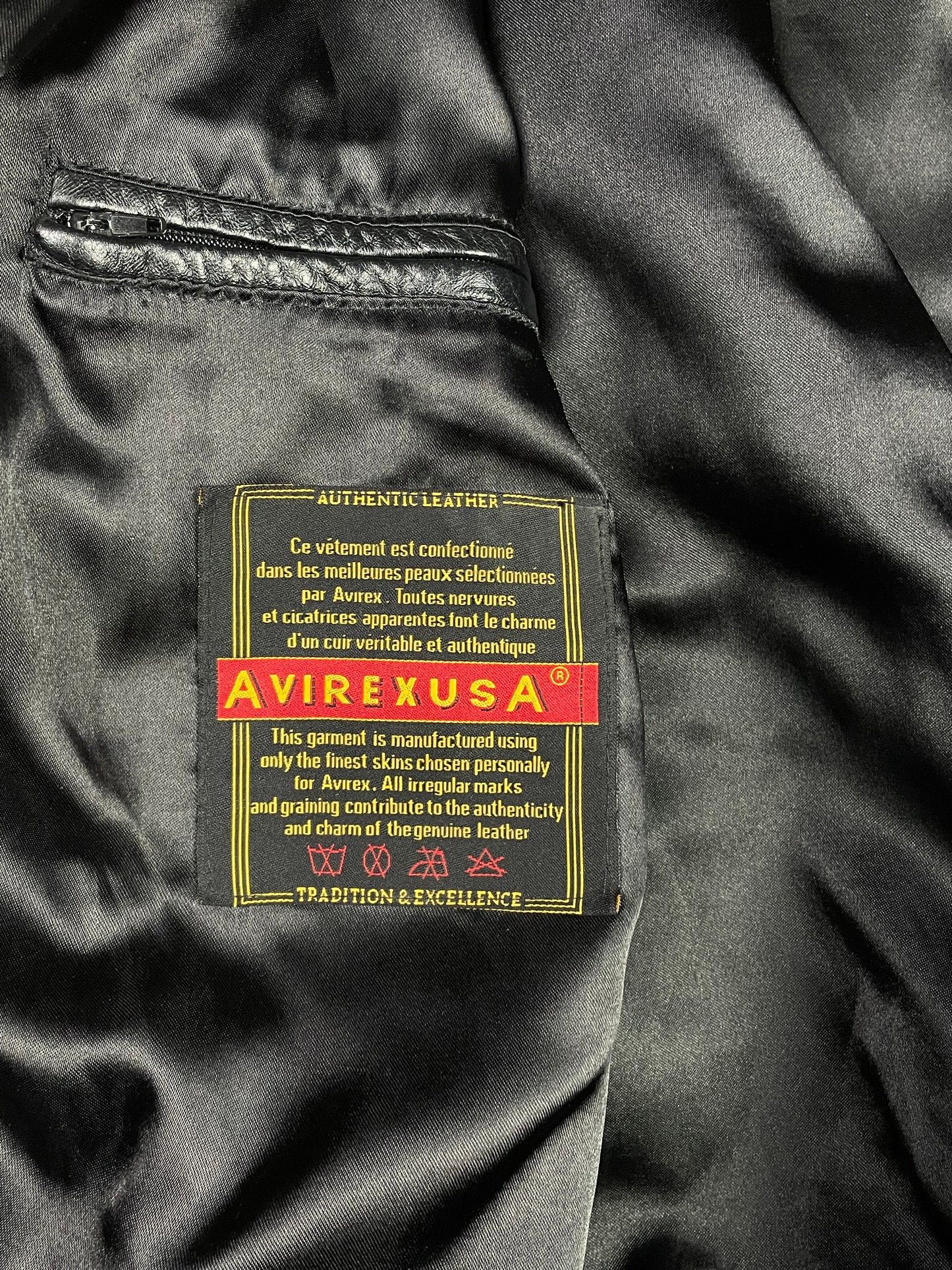 Avirex Veterans Memorial Leather jacket