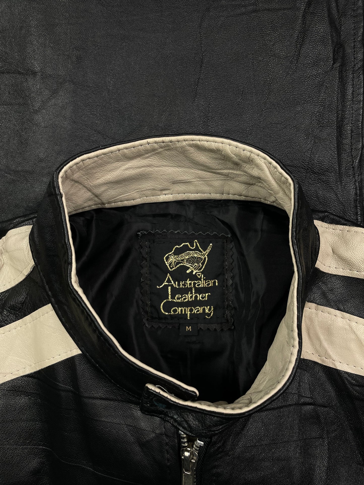 Vintage Leather Cafe Moto jacket