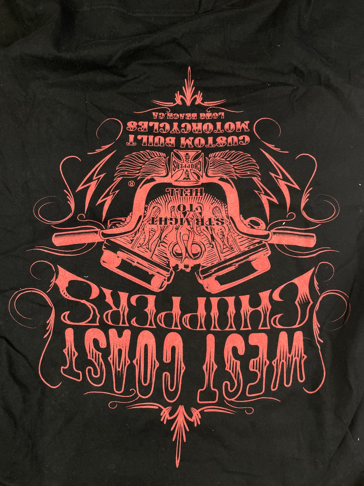 Vintage Y2k West Coast Choppers tshirt