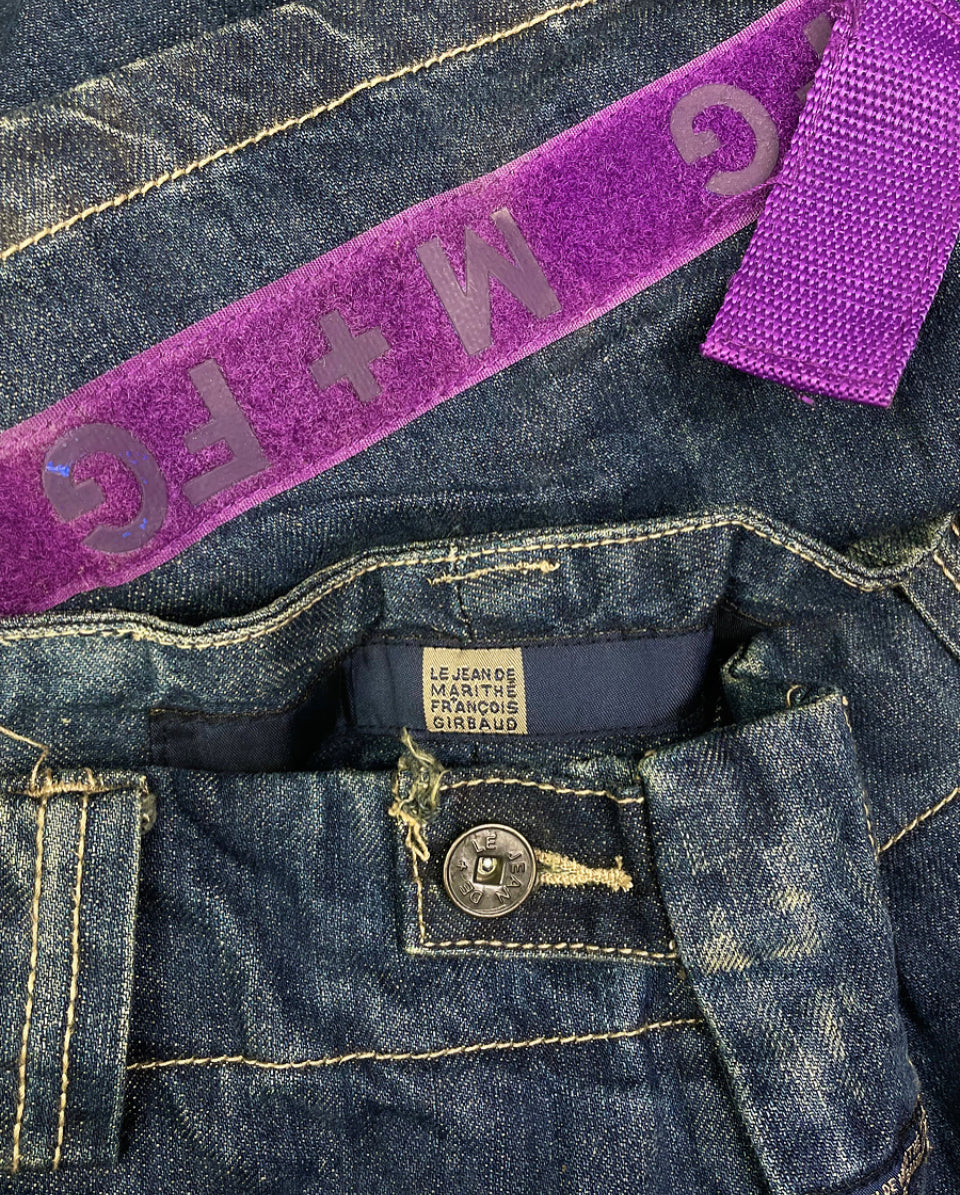 Marithe François Girbaud Straps Denim