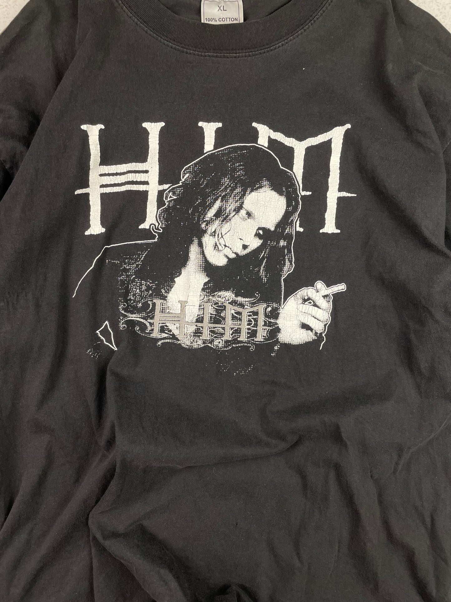 90’s Vintage Faded HIM Band tee