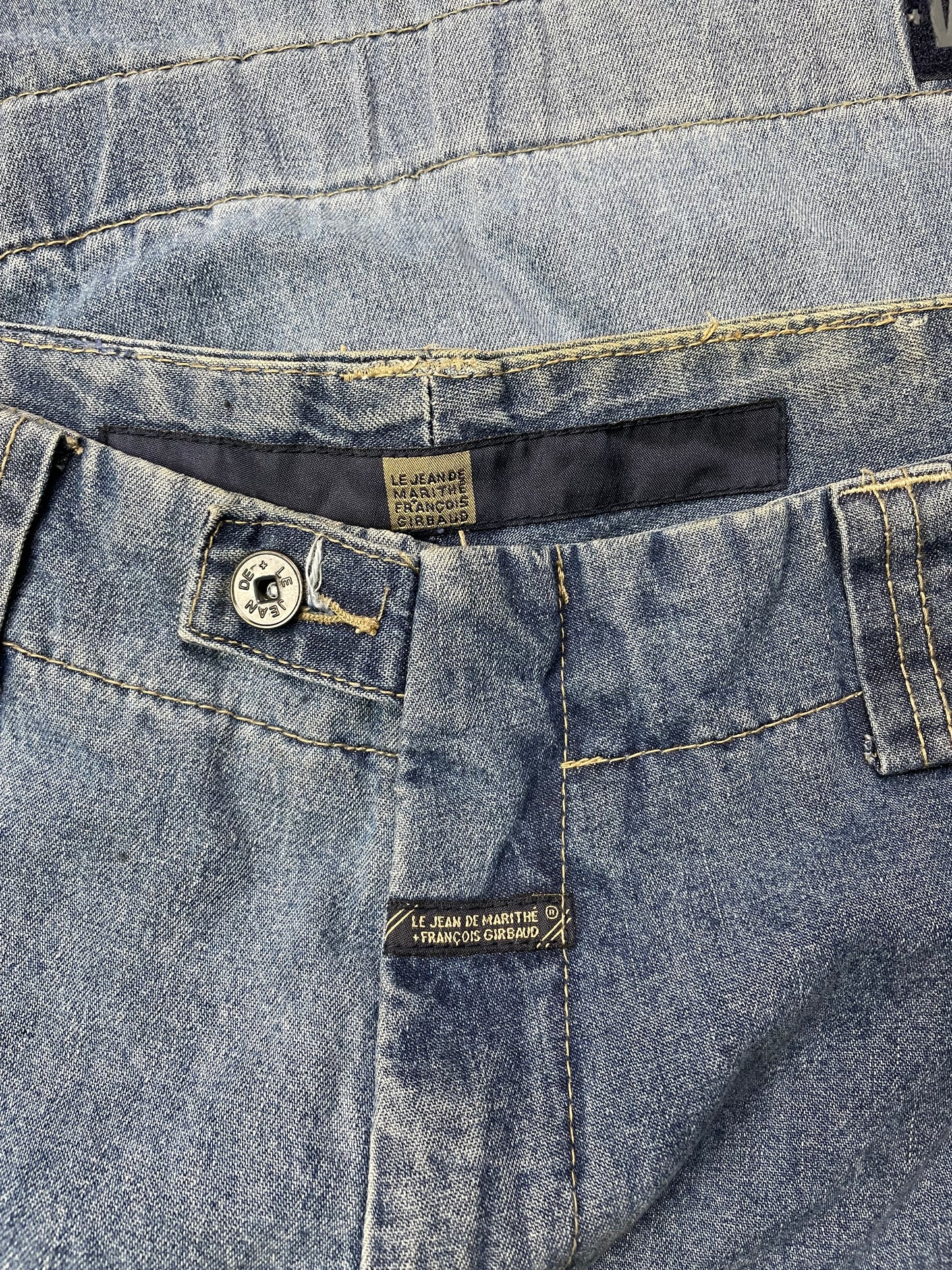 Marithe François Girbaud Straps Denim