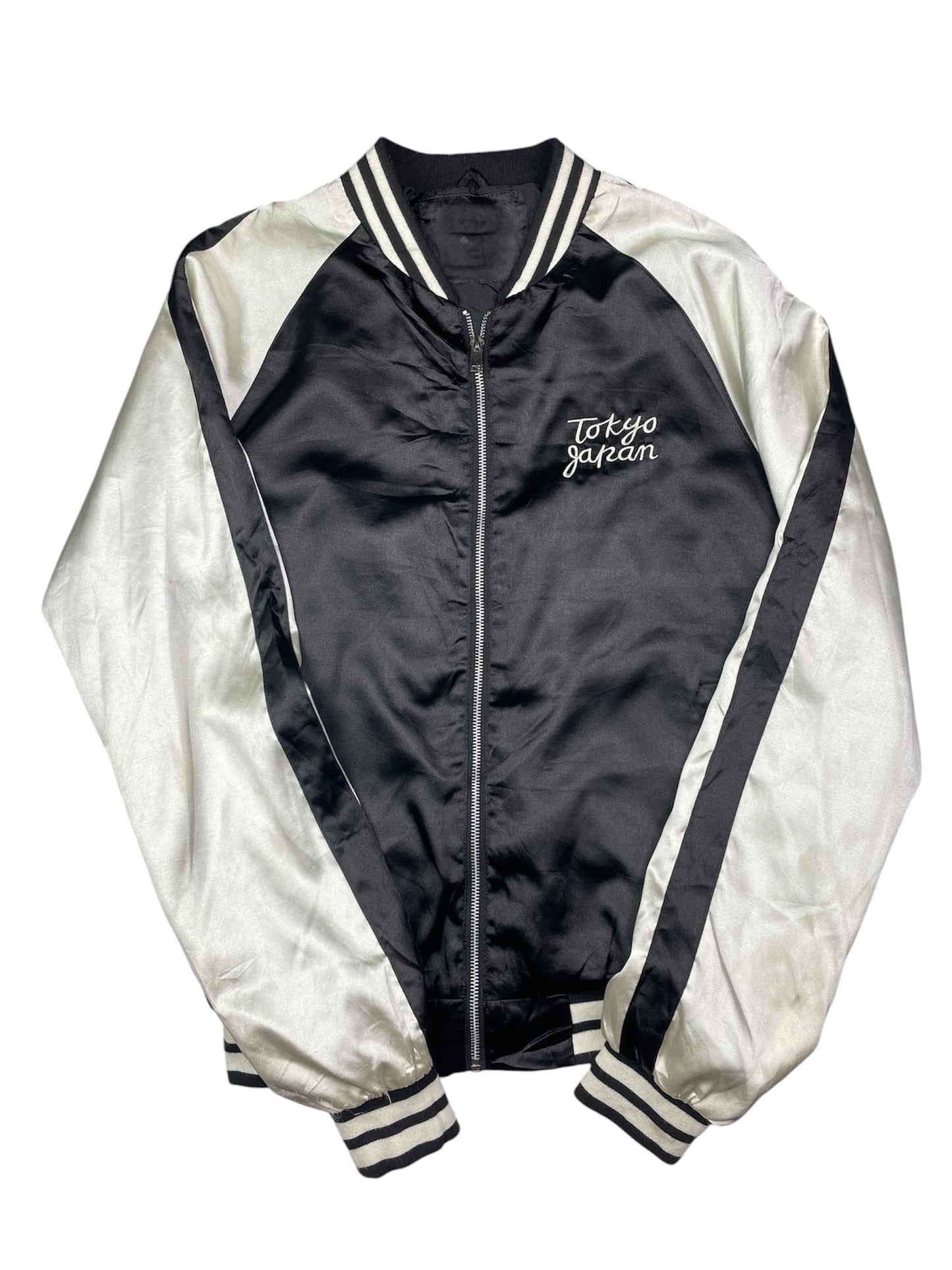 Vintage Japanese Souvenir Satin Bomber jacket