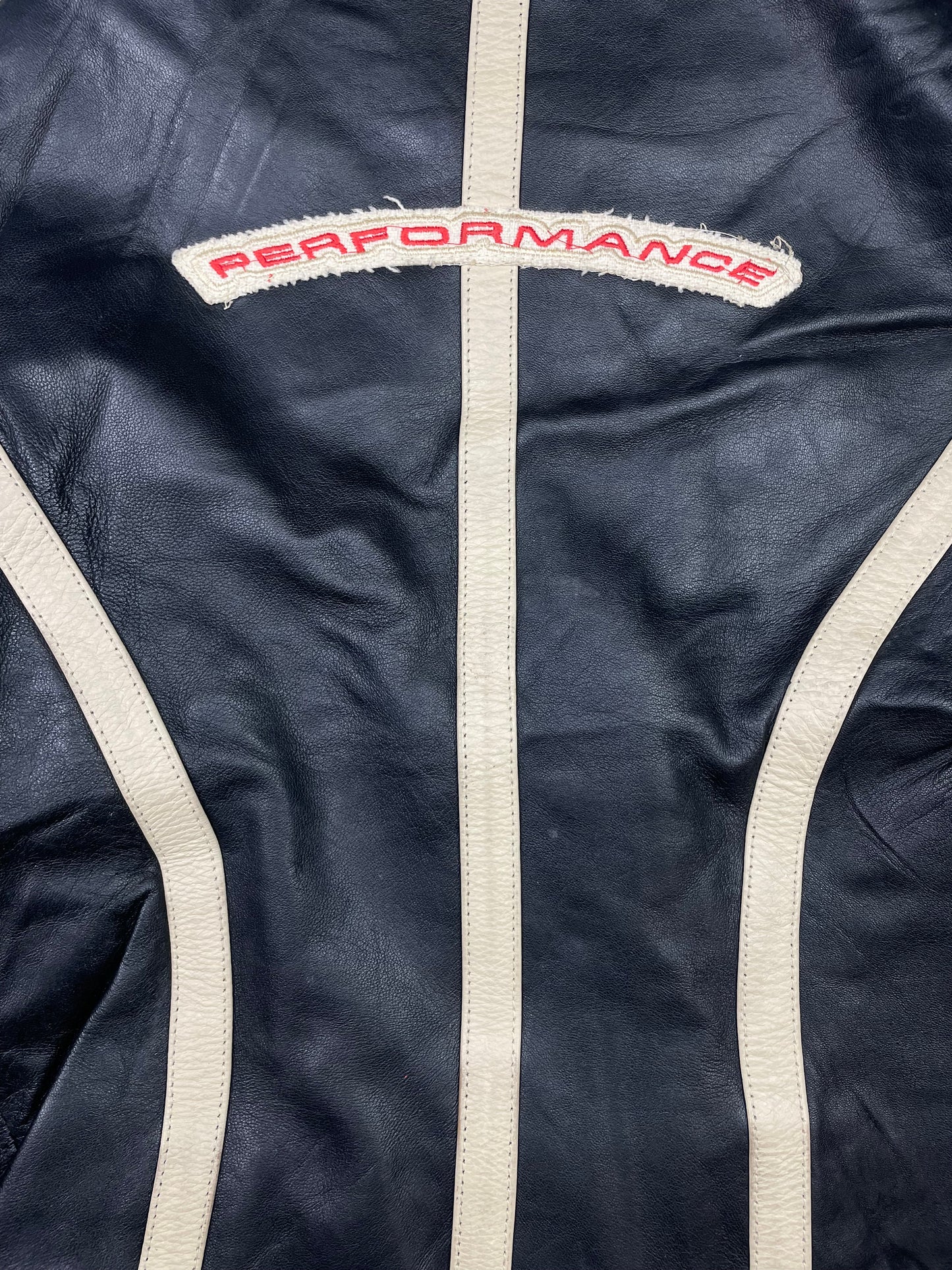 Vintage Genuine Leather Moto Jacket