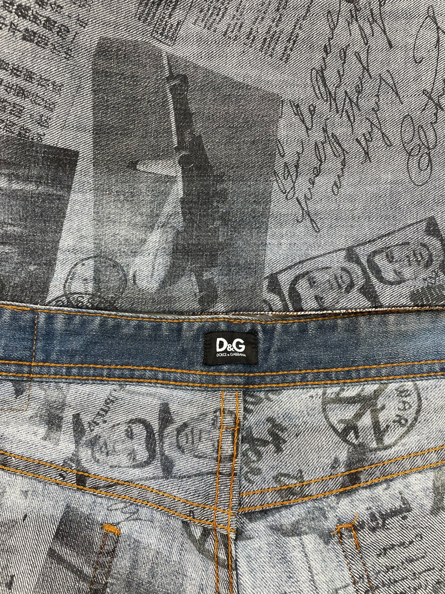 90’s Dolce&Gabanna Archive Magazine Denim Pair