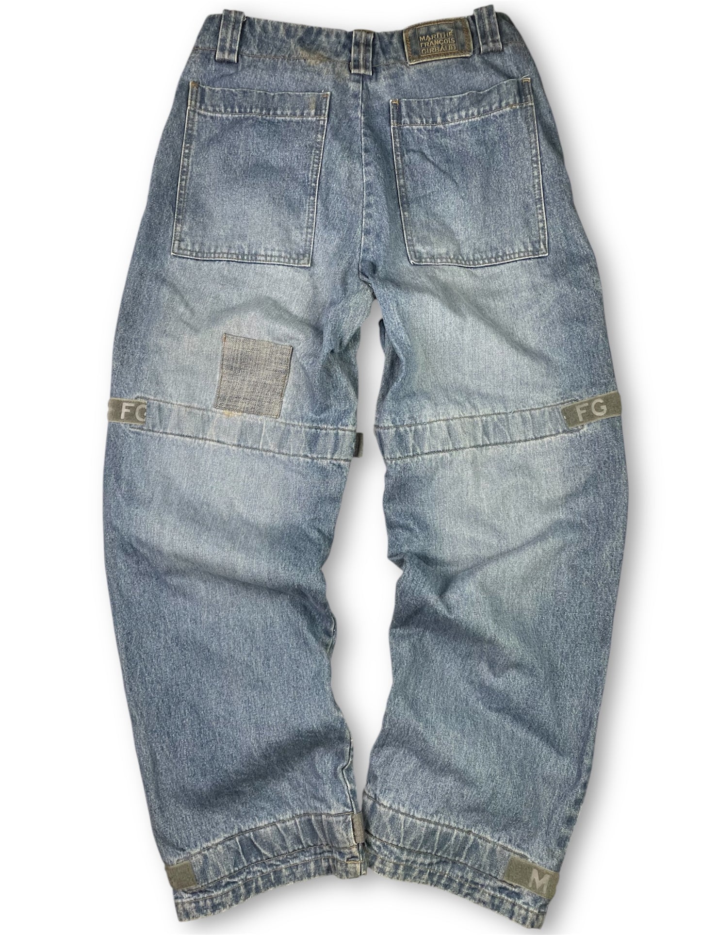 Vintage Marithe François Girbaud Striped Denim