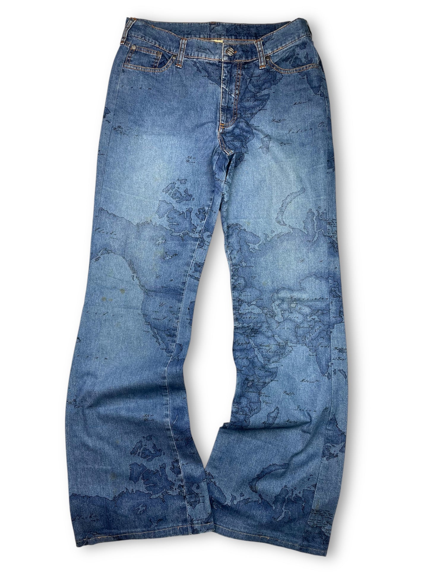 Vintage Alviero Martini Geo Denim