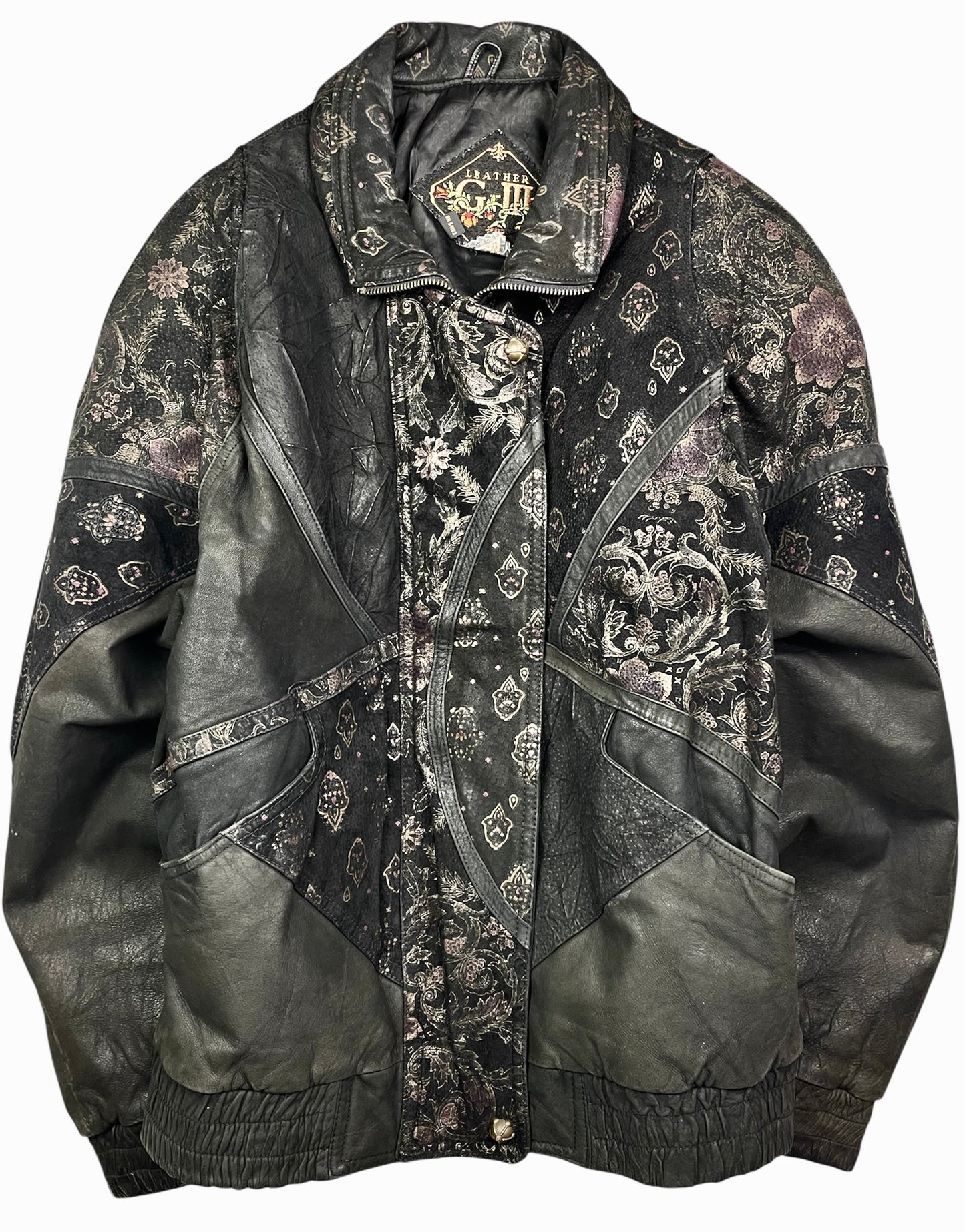 80’s Korean Suede Leather Jacket