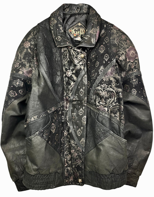 80’s Korean Suede Leather Jacket