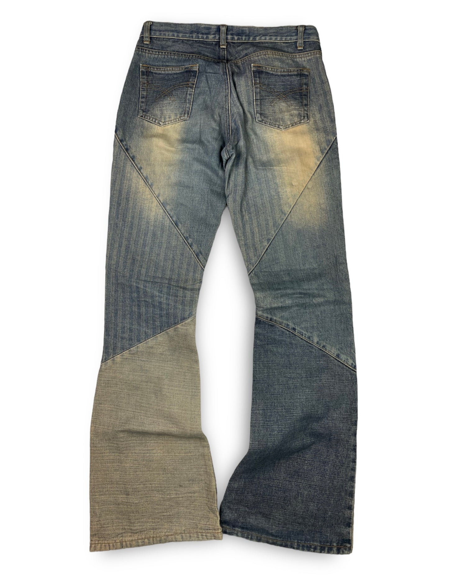 Vintage Fishbone Dirty Washed Jeans