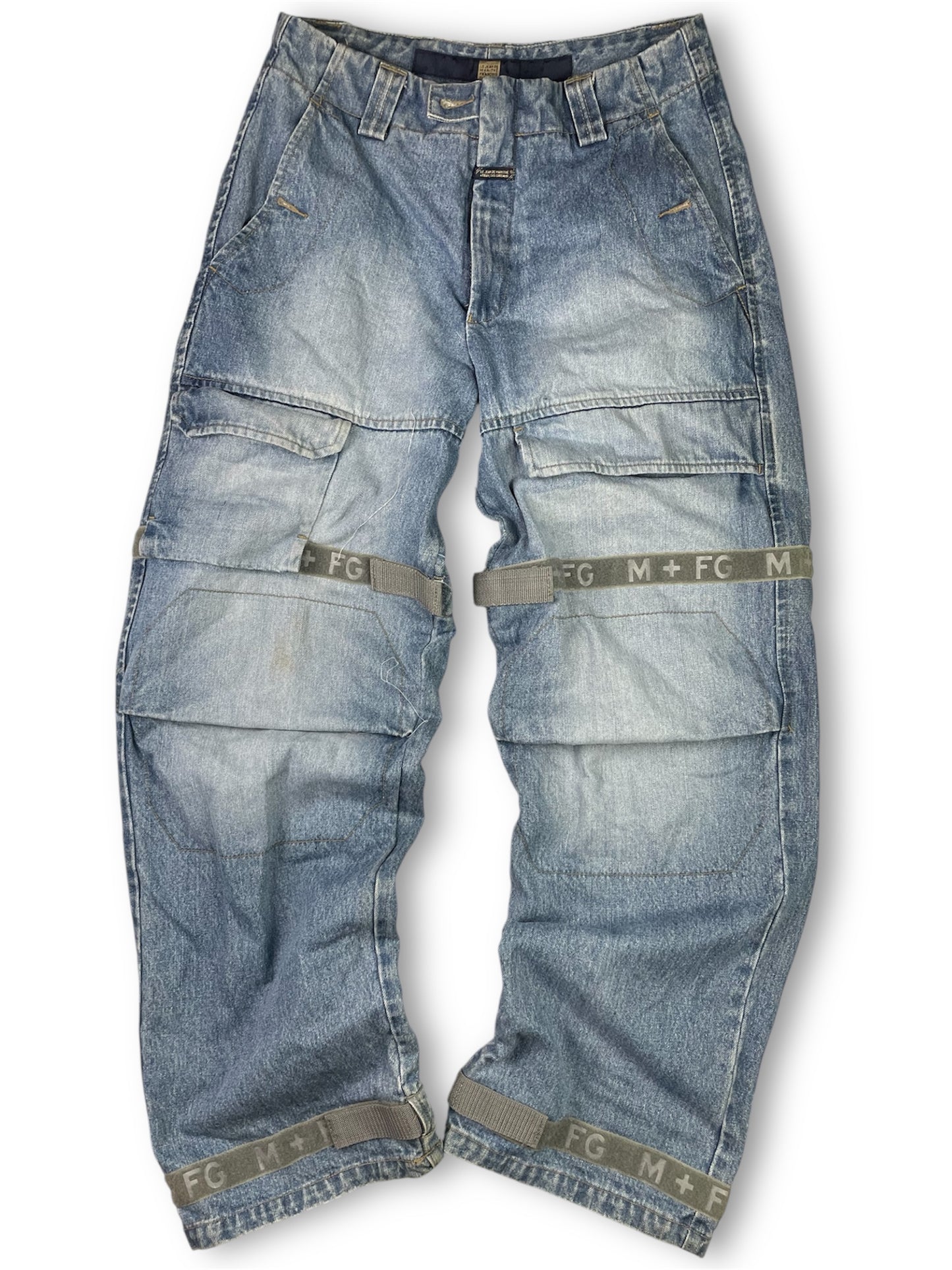 Vintage Marithe François Girbaud Striped Denim