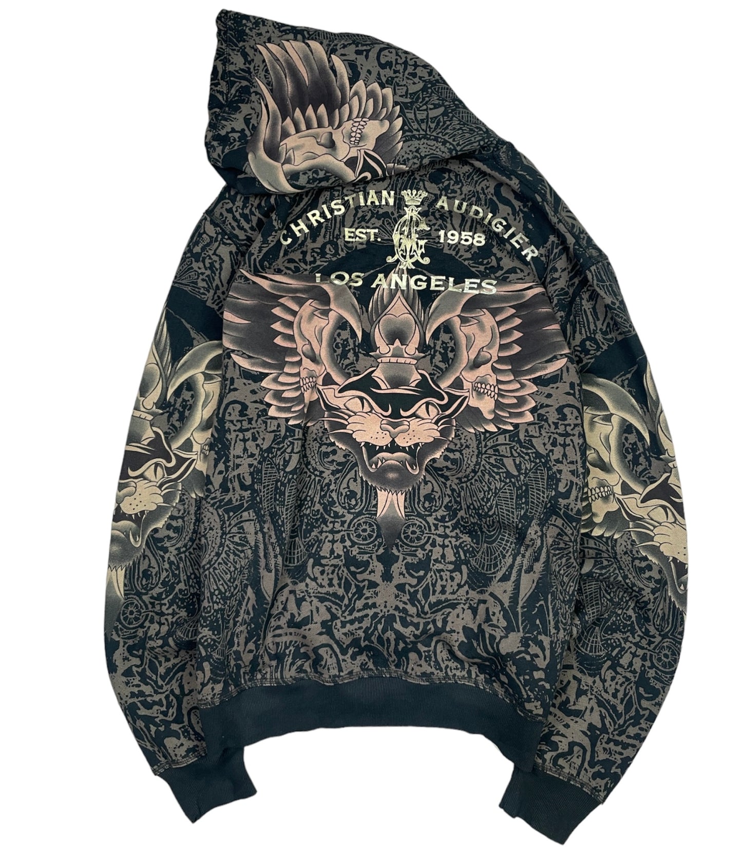 Vintage Christian Audiger “Rhinestones” Hoodie