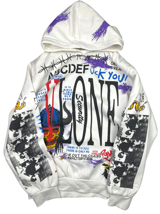 Vlone F*ck You Allover Printed Hoodie