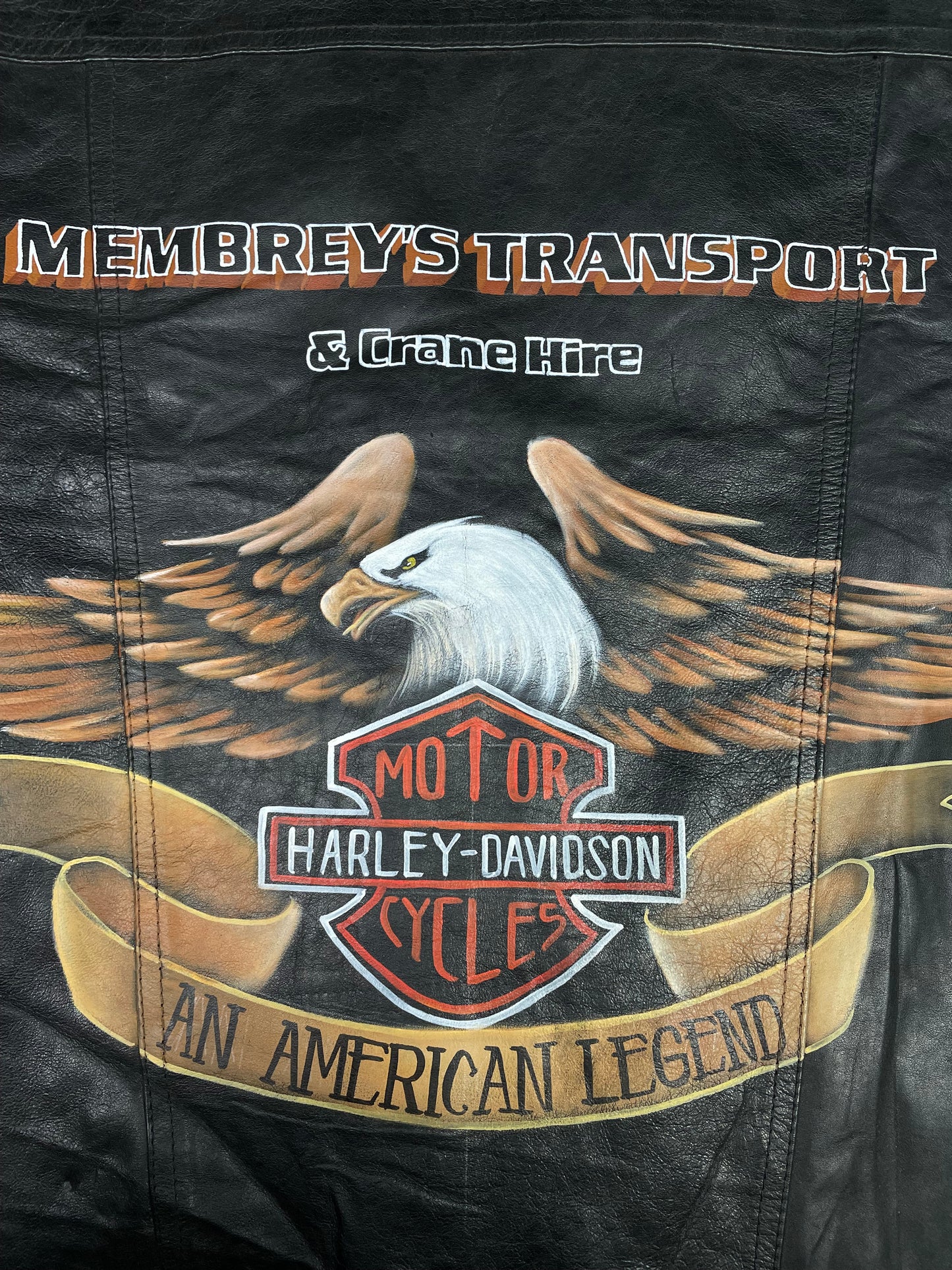 80’s Vintage Harley Davidson Leather Vest