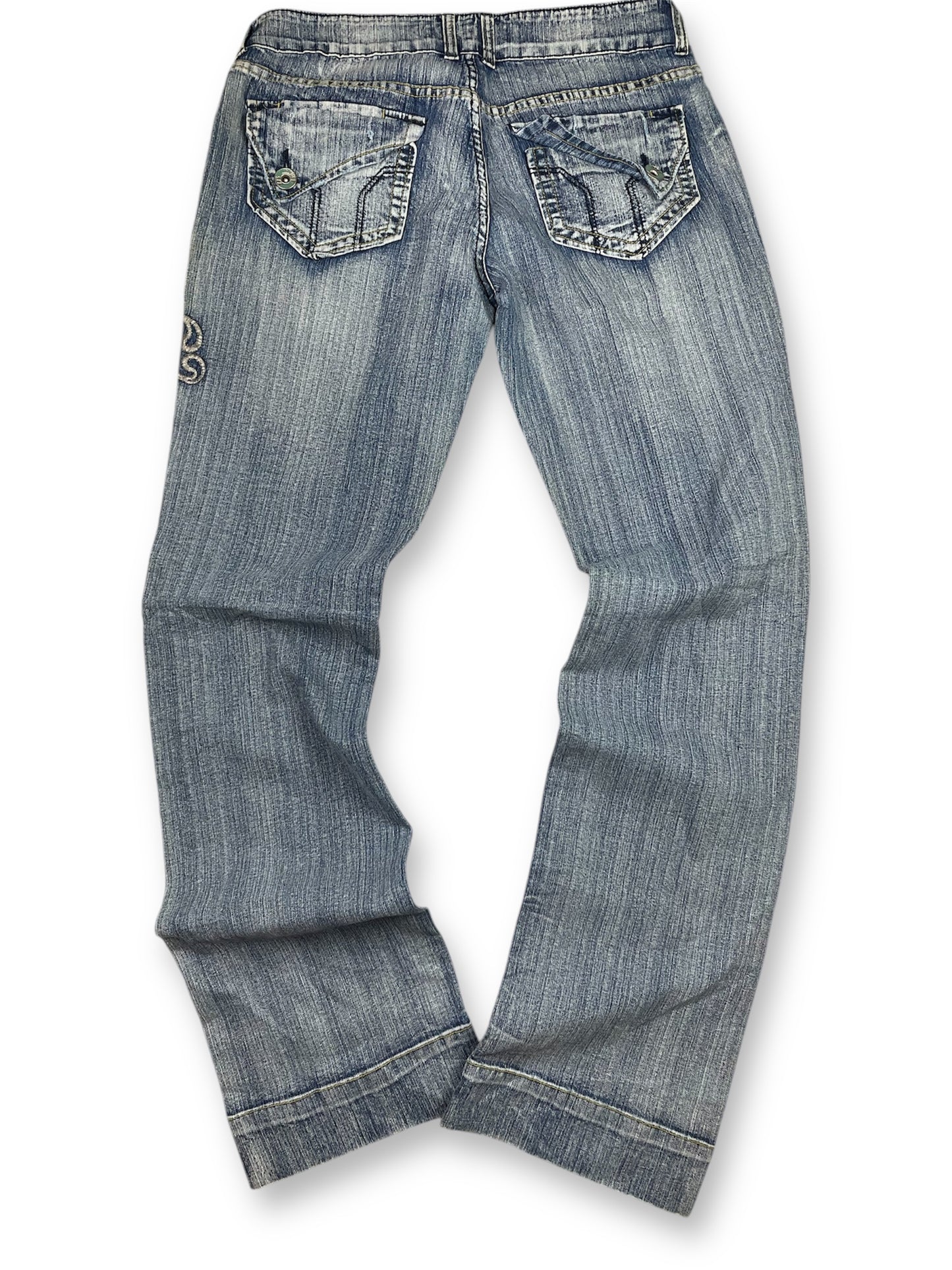 Y2k Embroidered Denim Pants