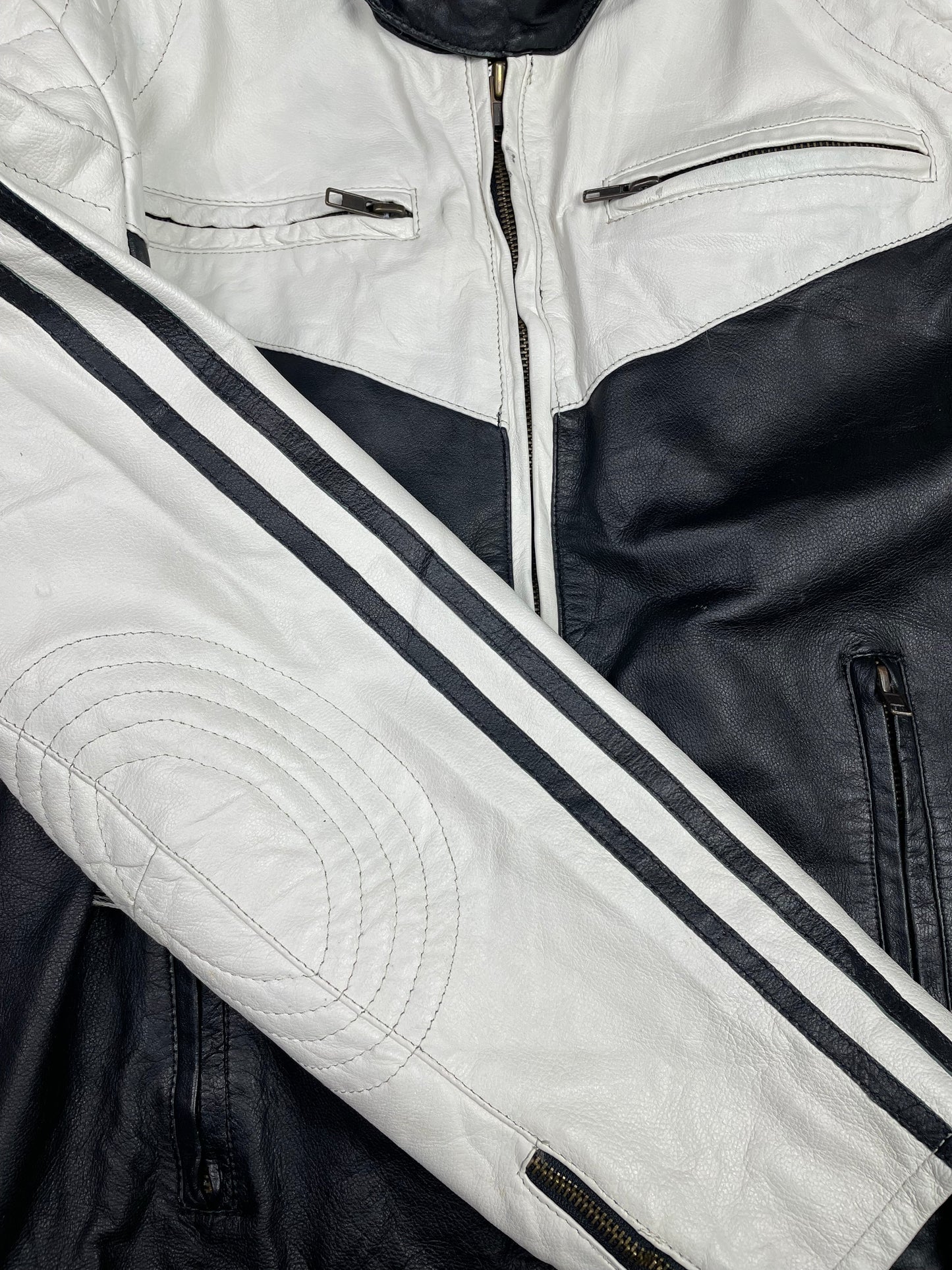 Vintage Leather Moto jacket