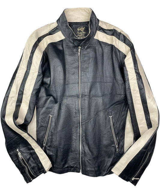 Vintage Leather Cafe Moto jacket