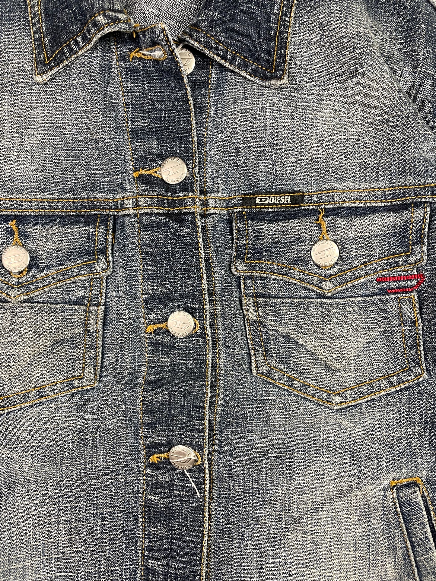 Y2k Diesel Washed Denim Jacket