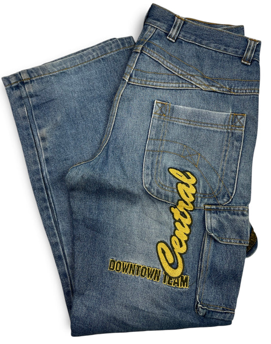Y2k Embroidered Cargo Pants