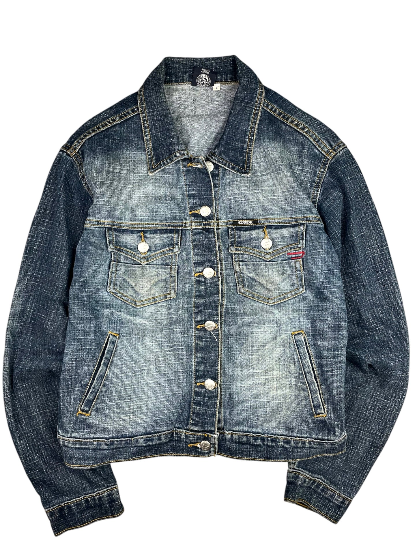 Y2k Diesel Washed Denim Jacket