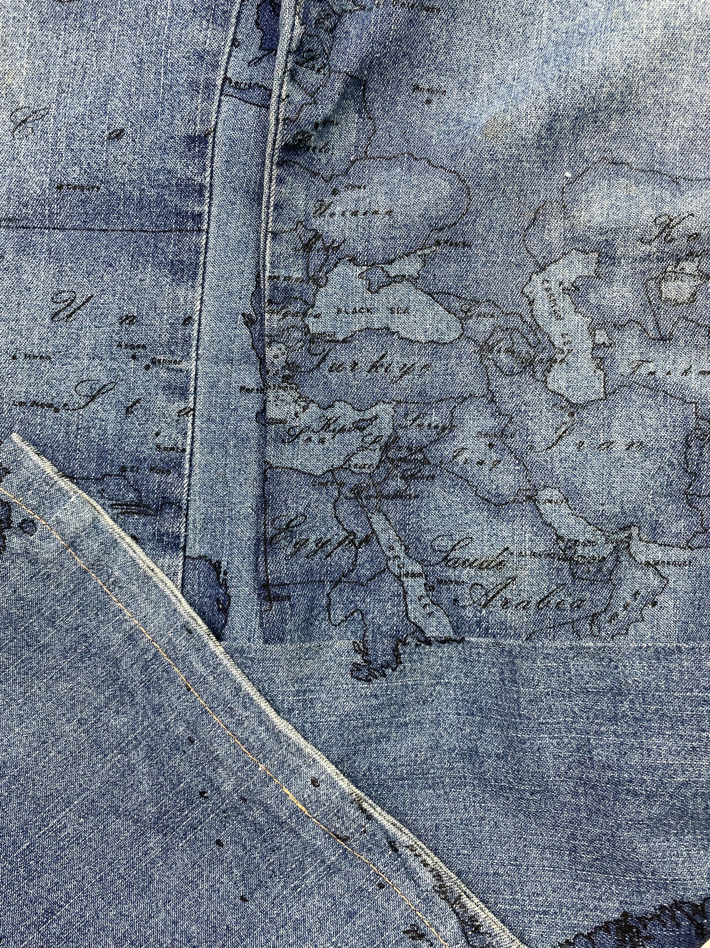 Vintage Alviero Martini Geo Denim