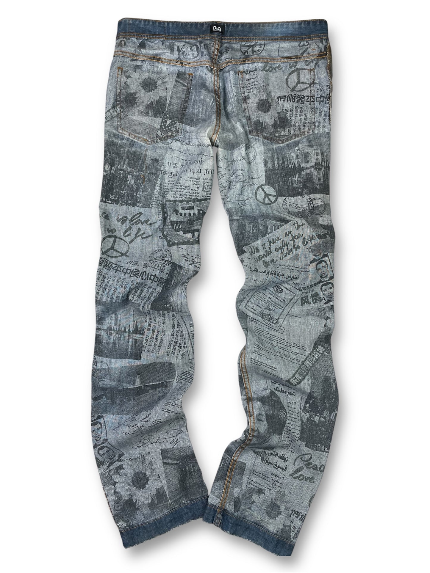 90’s Dolce&Gabanna Archive Magazine Denim Pair