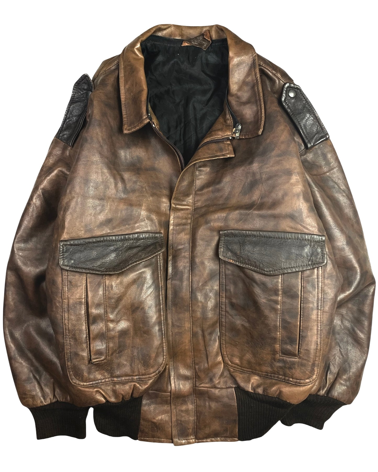Vintage Lamb Leather Flight Jacket