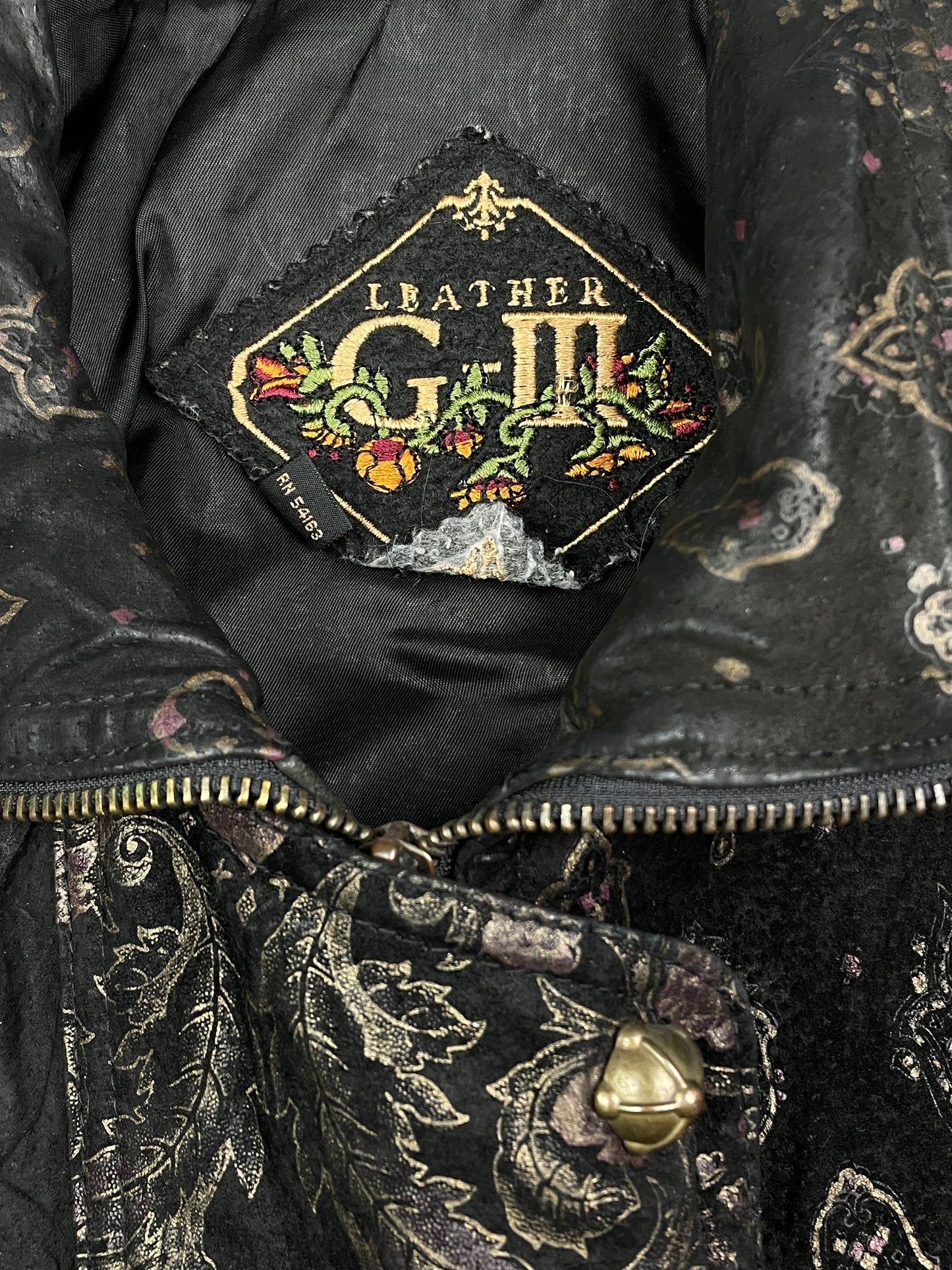 80’s Korean Suede Leather Jacket