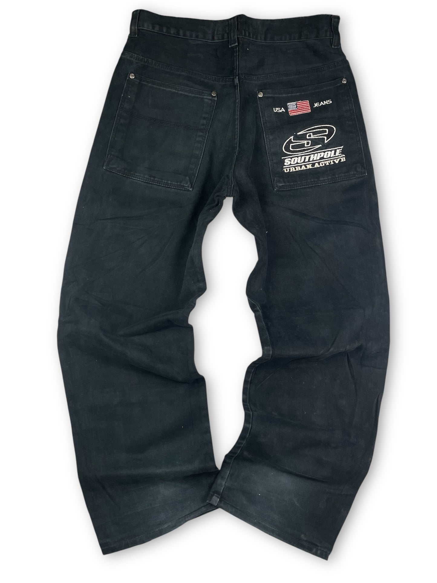 Y2k SouthPole Embroidered Denim Pants