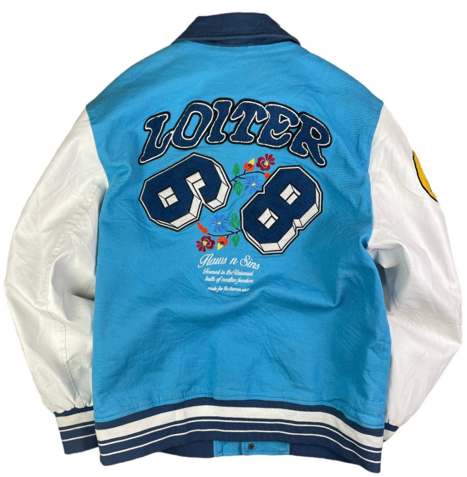 Loiter “FlawsNSins” Varisty jacket