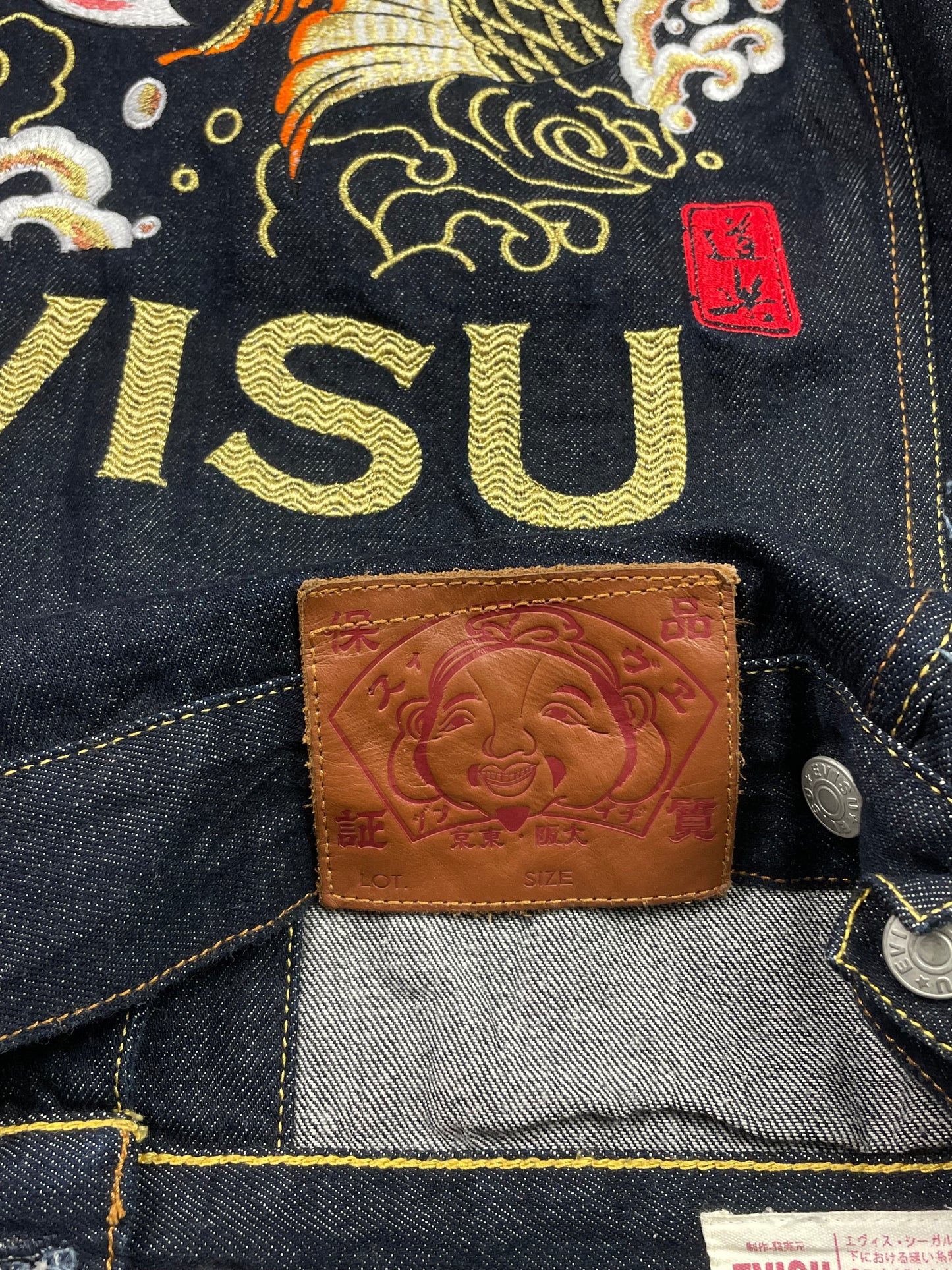 F/W 19 Evisu Embroidered Denim jacket