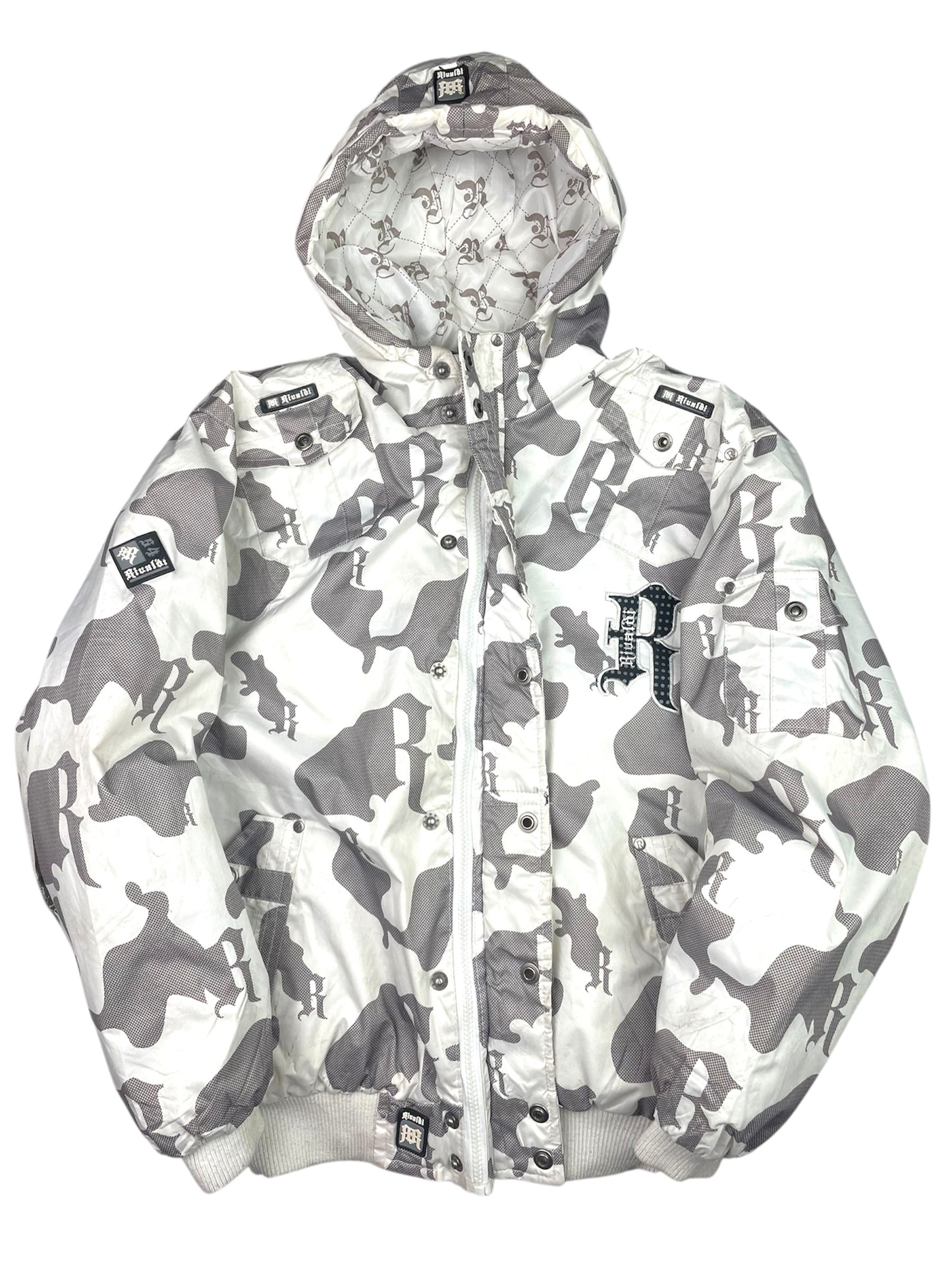 Y2k Allover Printed Rivaldi Jacket