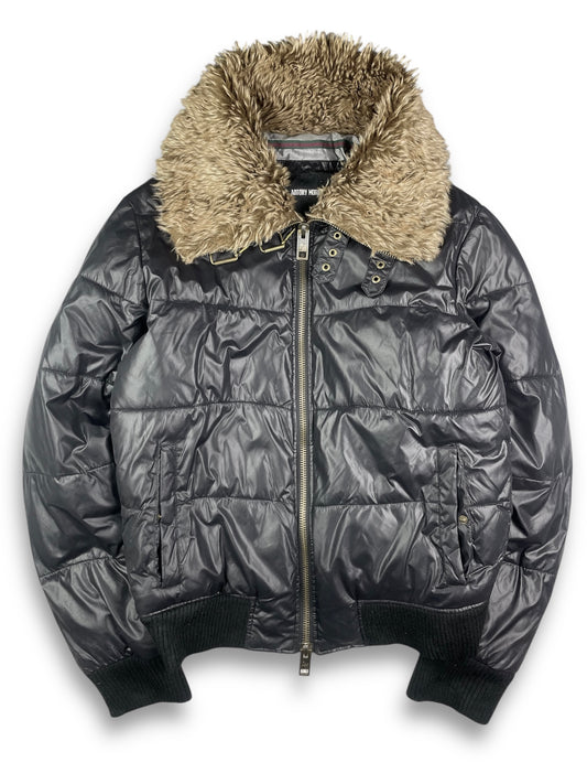 Y2k Antony Morato Fur collar puffer jacket