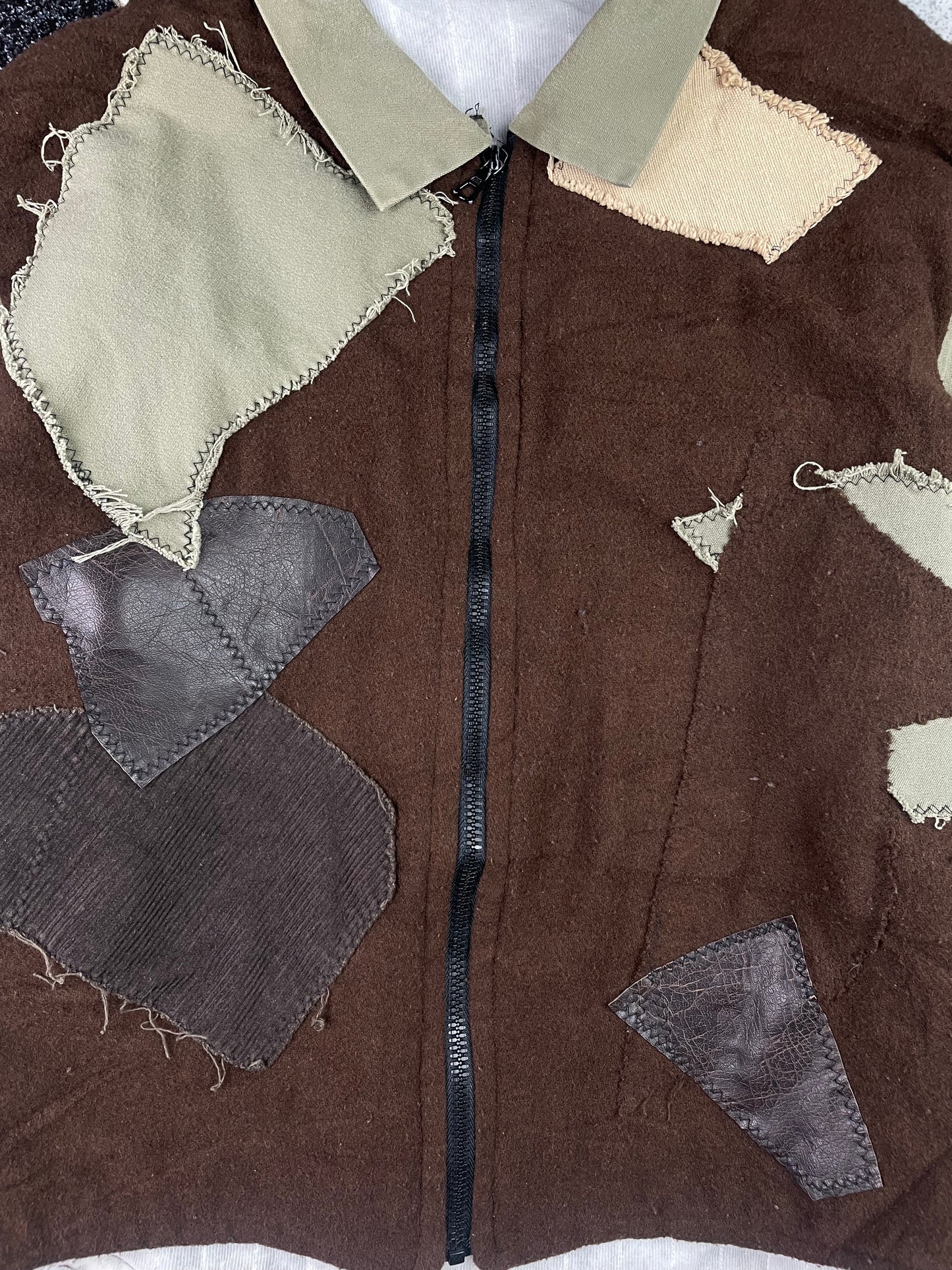 Vintage 90’s Reworked patched jacket