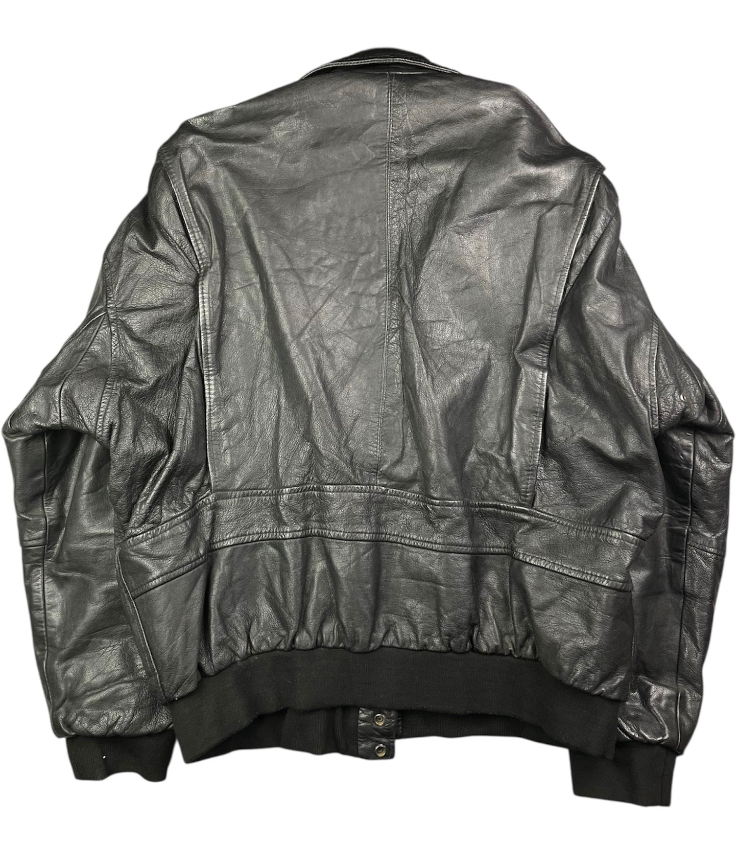 Vintage Horsehide leather bomber jacket