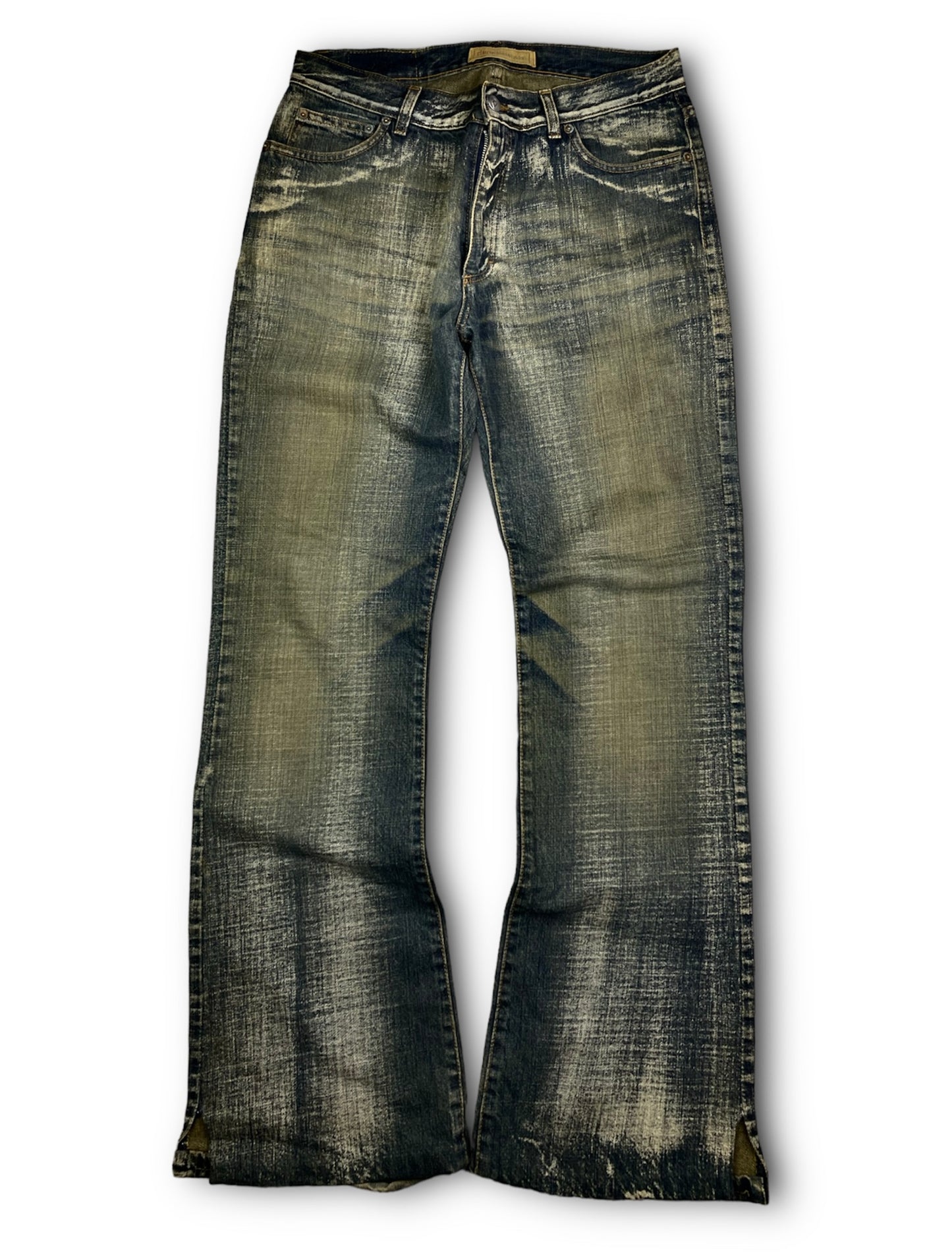 Vintage Dirty Washed Denim Pants