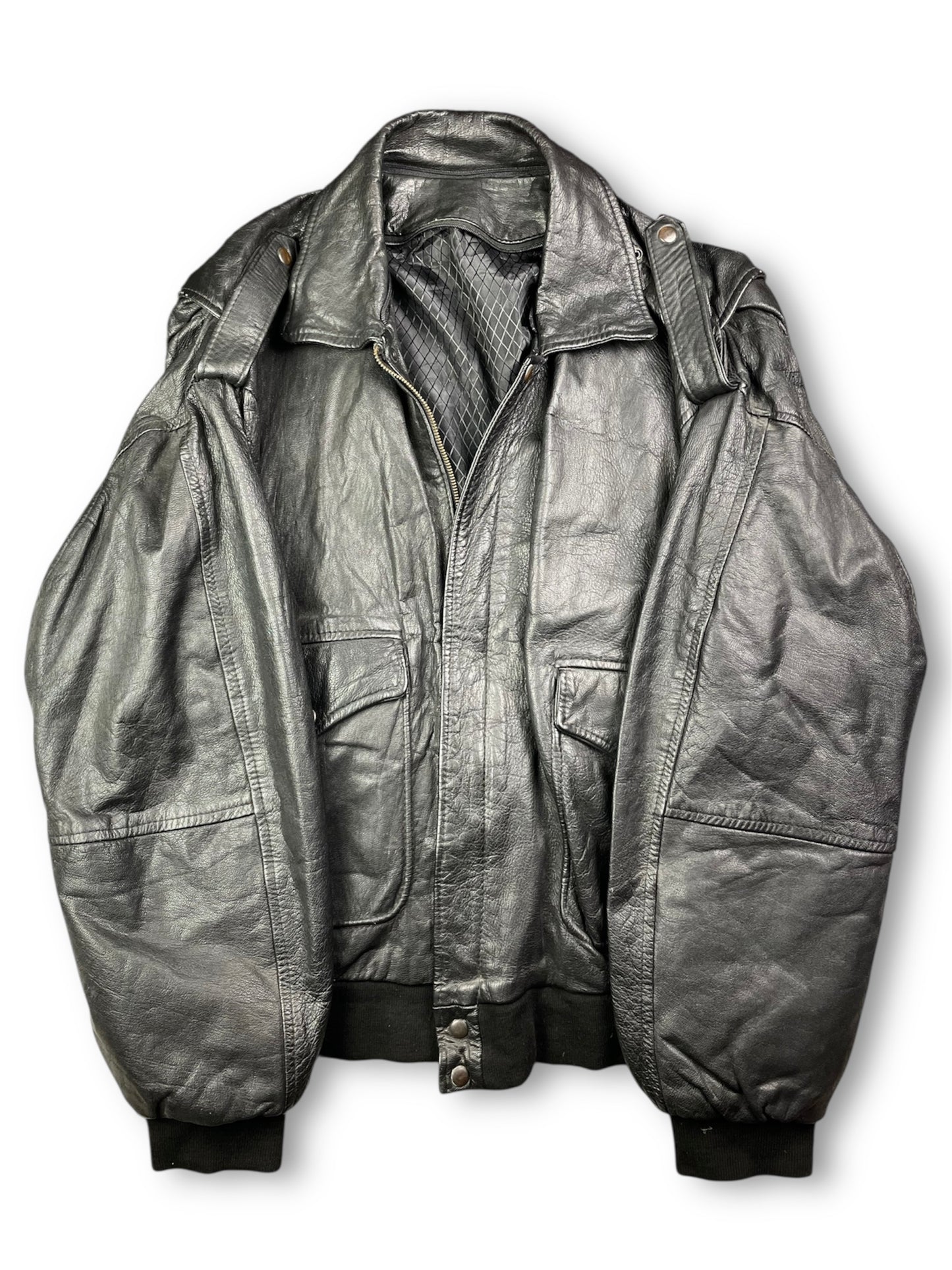 Vintage Horsehide leather bomber jacket
