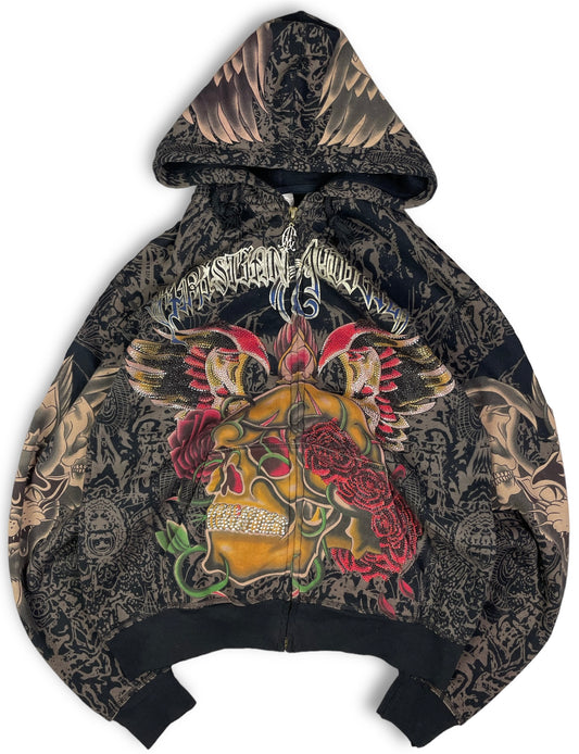 Vintage Christian Audiger “Rhinestones” Hoodie