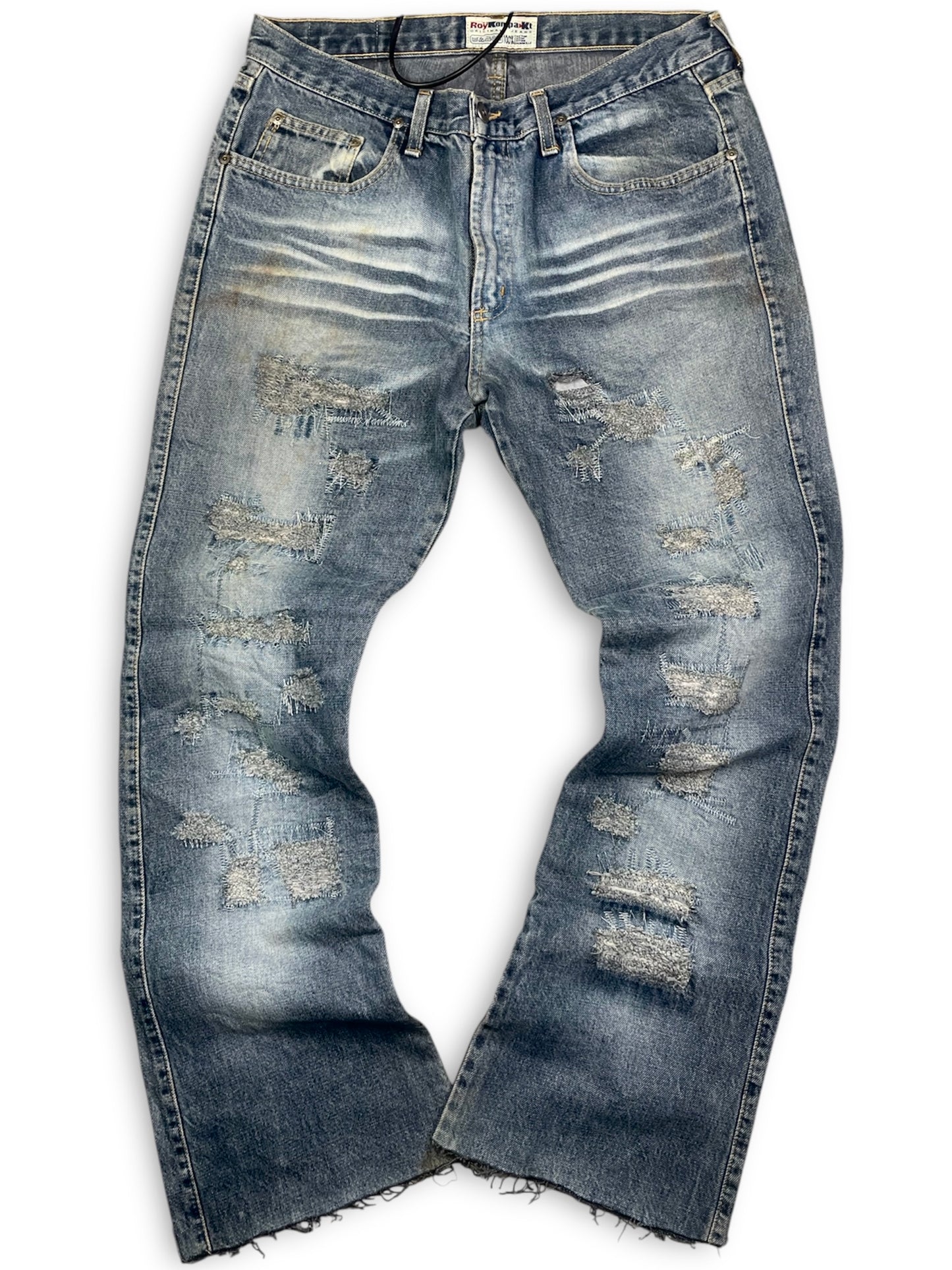 Vintage Distressed Denim Pants
