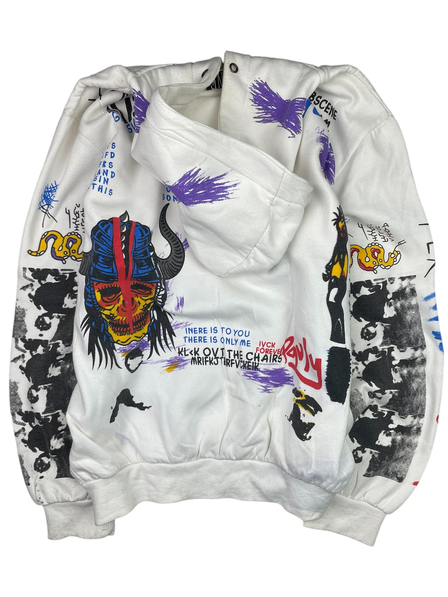 Vlone F*ck You Allover Printed Hoodie