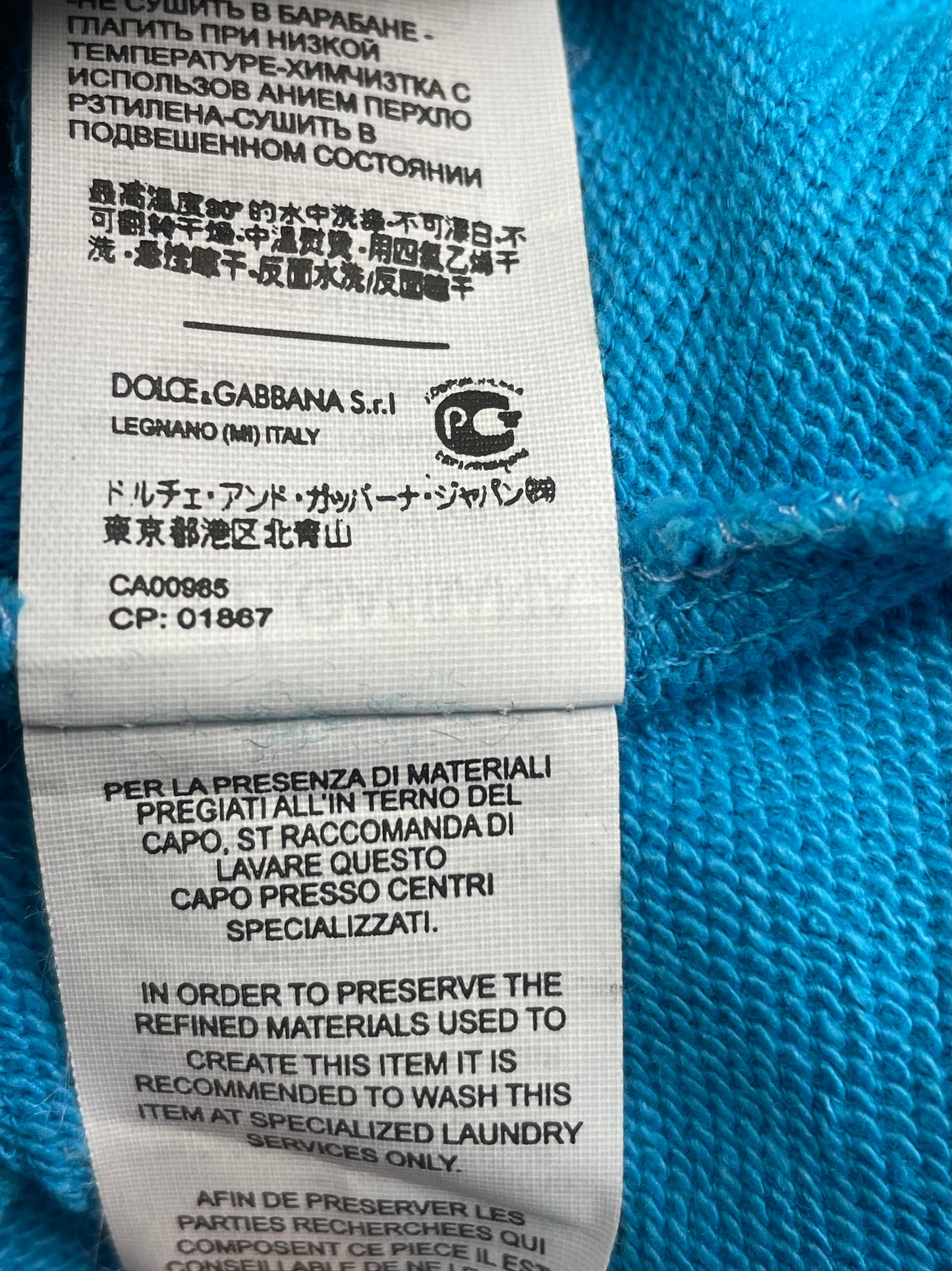 Y2k Dolce & Gabbana Allover Hoodie