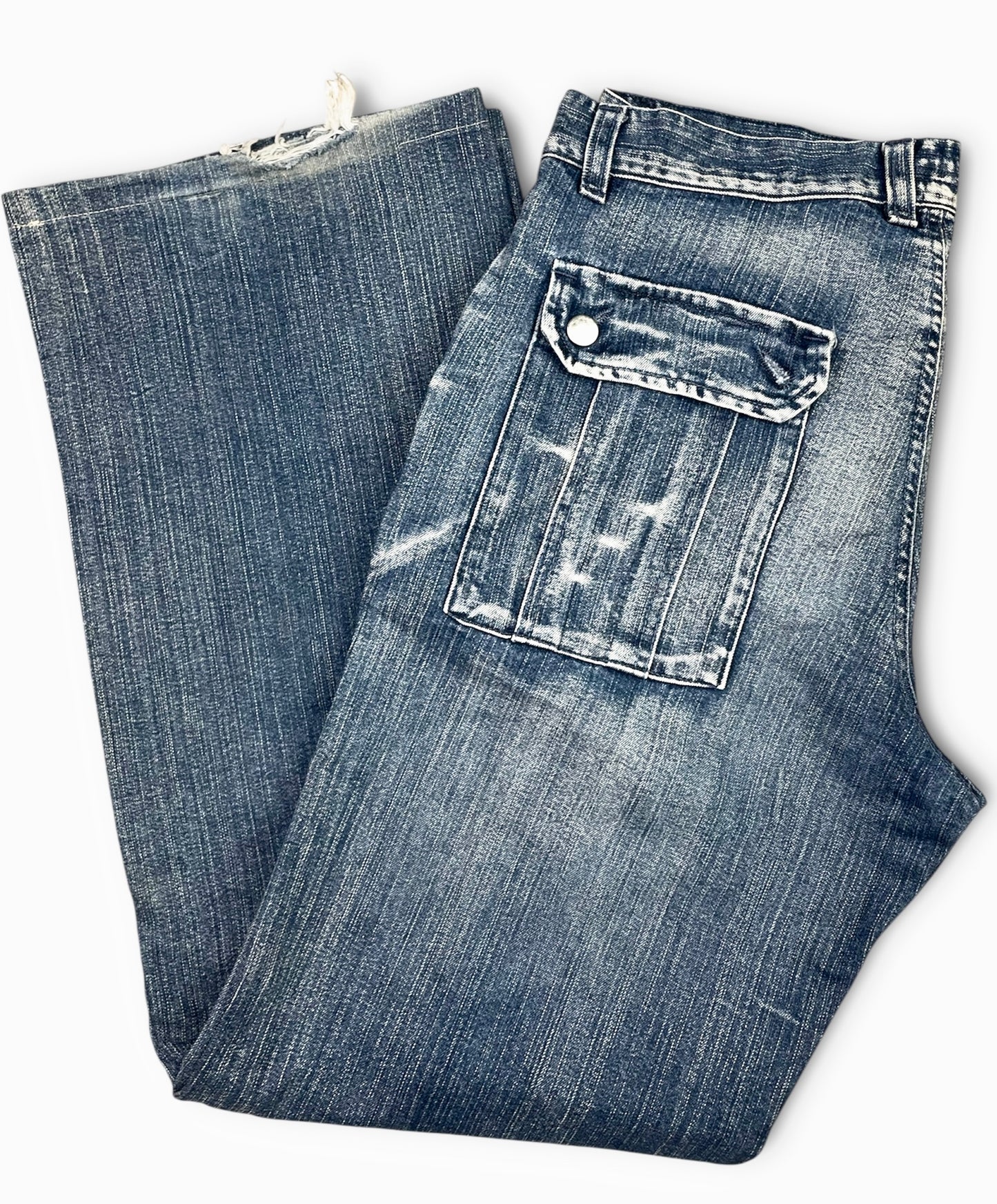 Vintage Y2k Washed Denim Pair