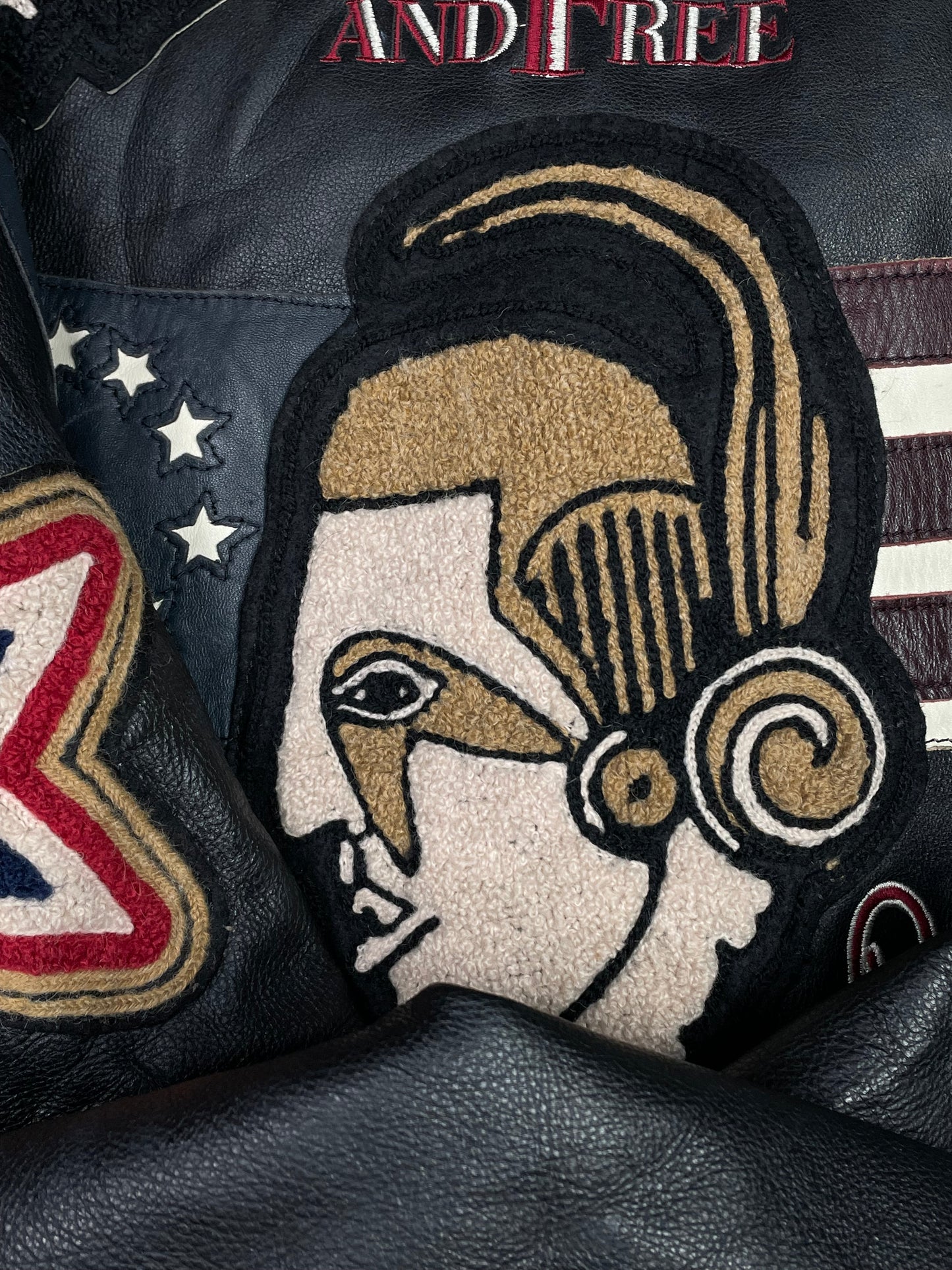 Vintage “Western Passion” biker jacket