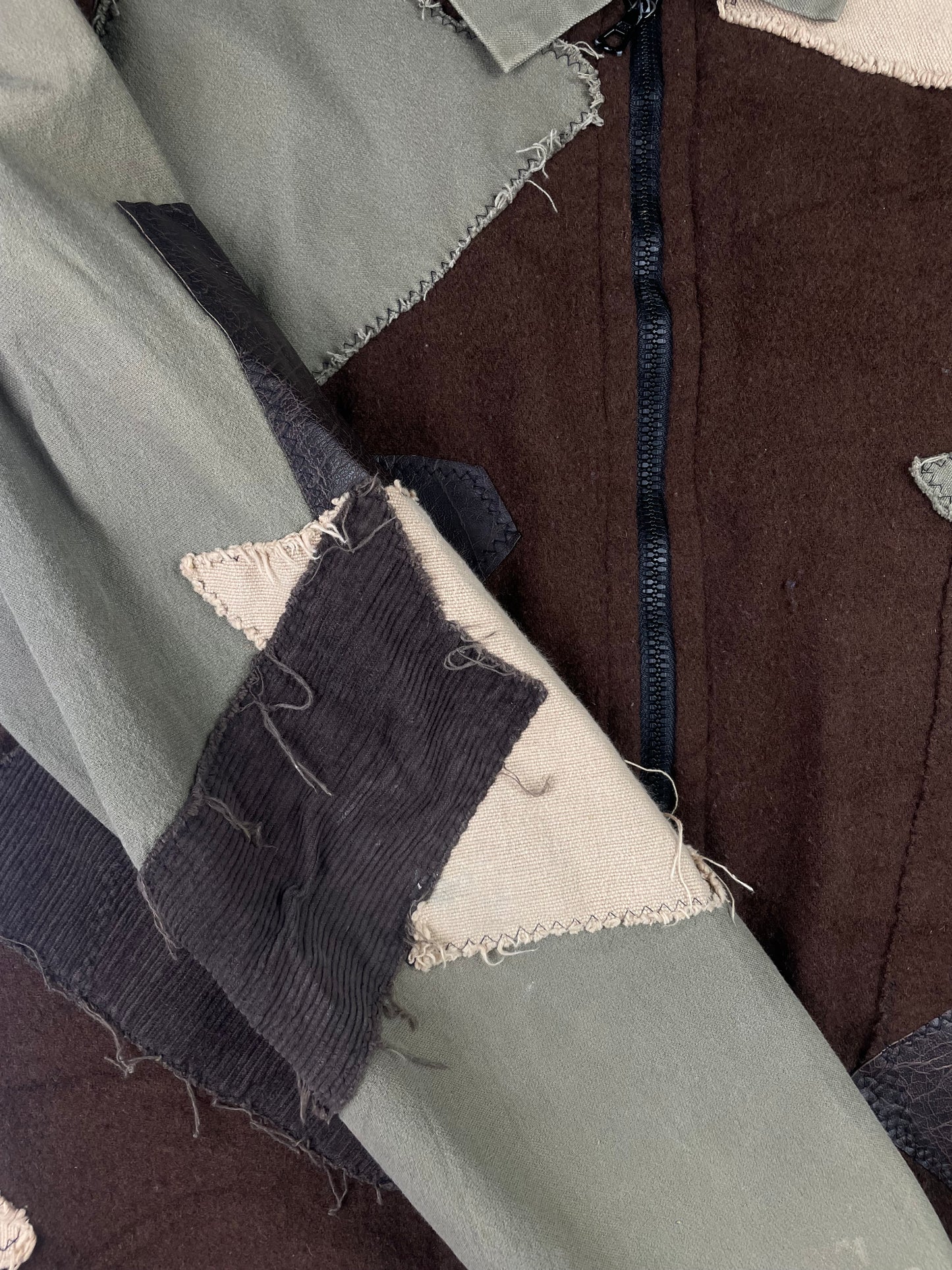 Vintage 90’s Reworked patched jacket