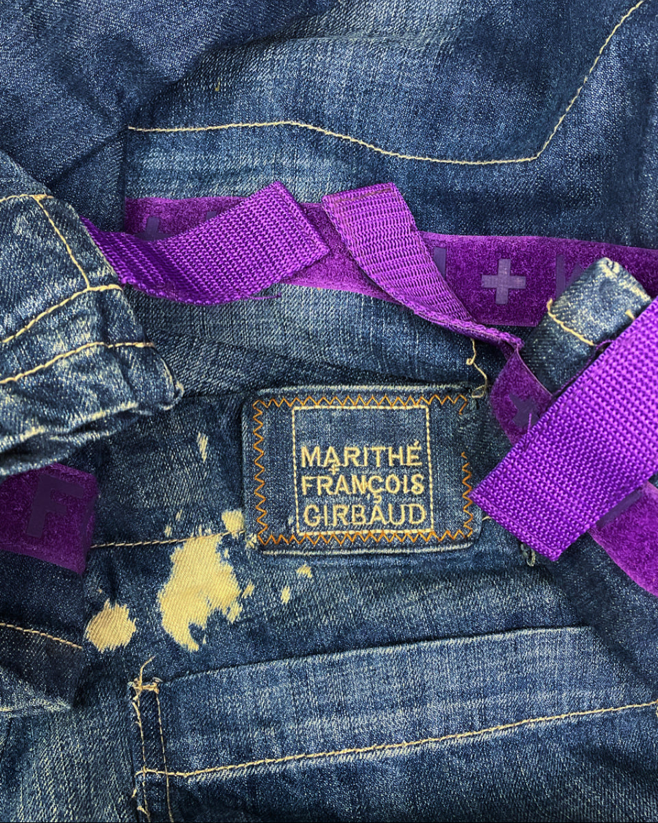 Marithe François Girbaud Straps Denim