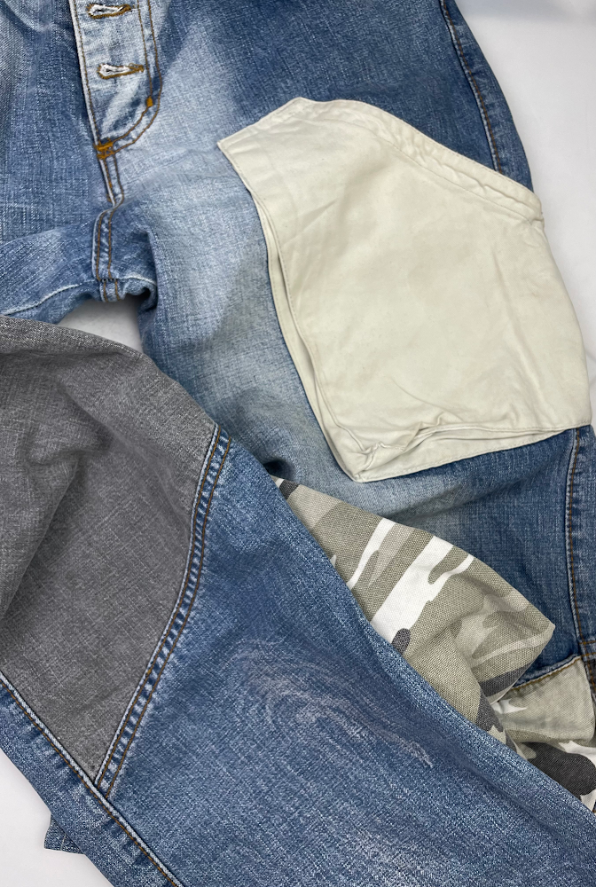 Vintage Reworked Hybrid Denim pants