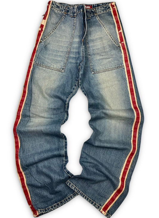 90’s Rare Guess Striped Denim Pants